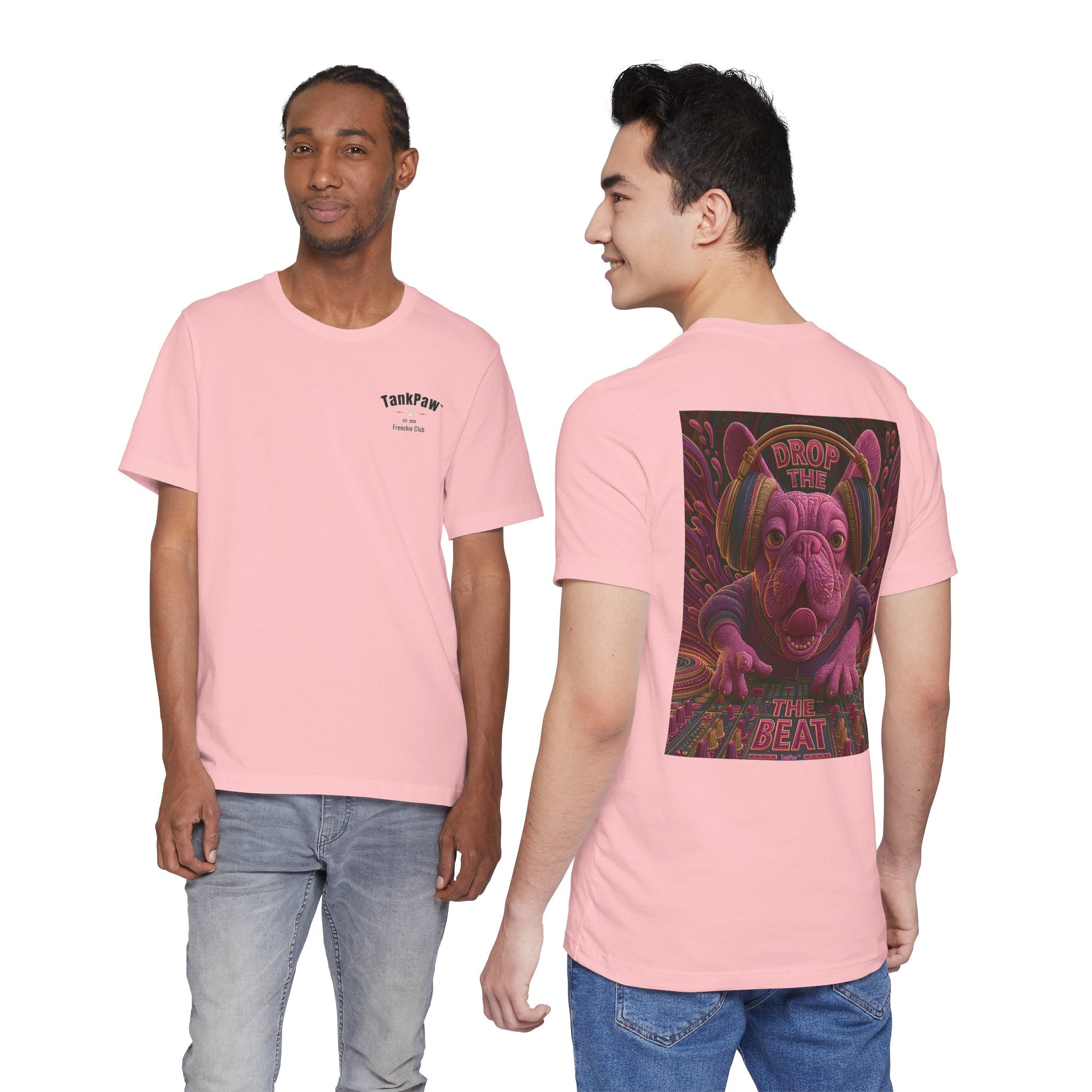 Electric French Bulldog T-Shirt – Neon DJ Dog Shirt for Music Lovers