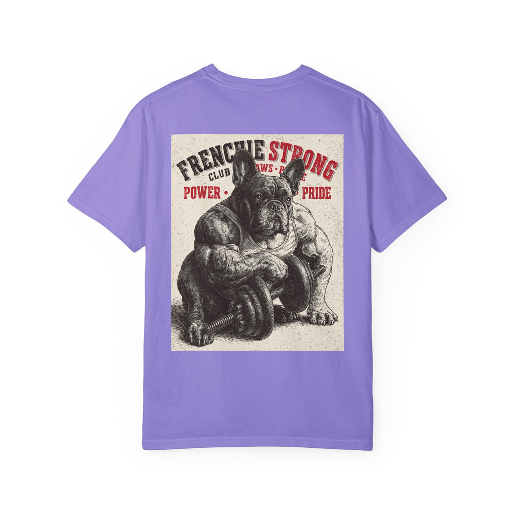 TankPaw® Frenchie Strong Club Premium T-Shirt – Vintage French Bulldog Graphic Tee
