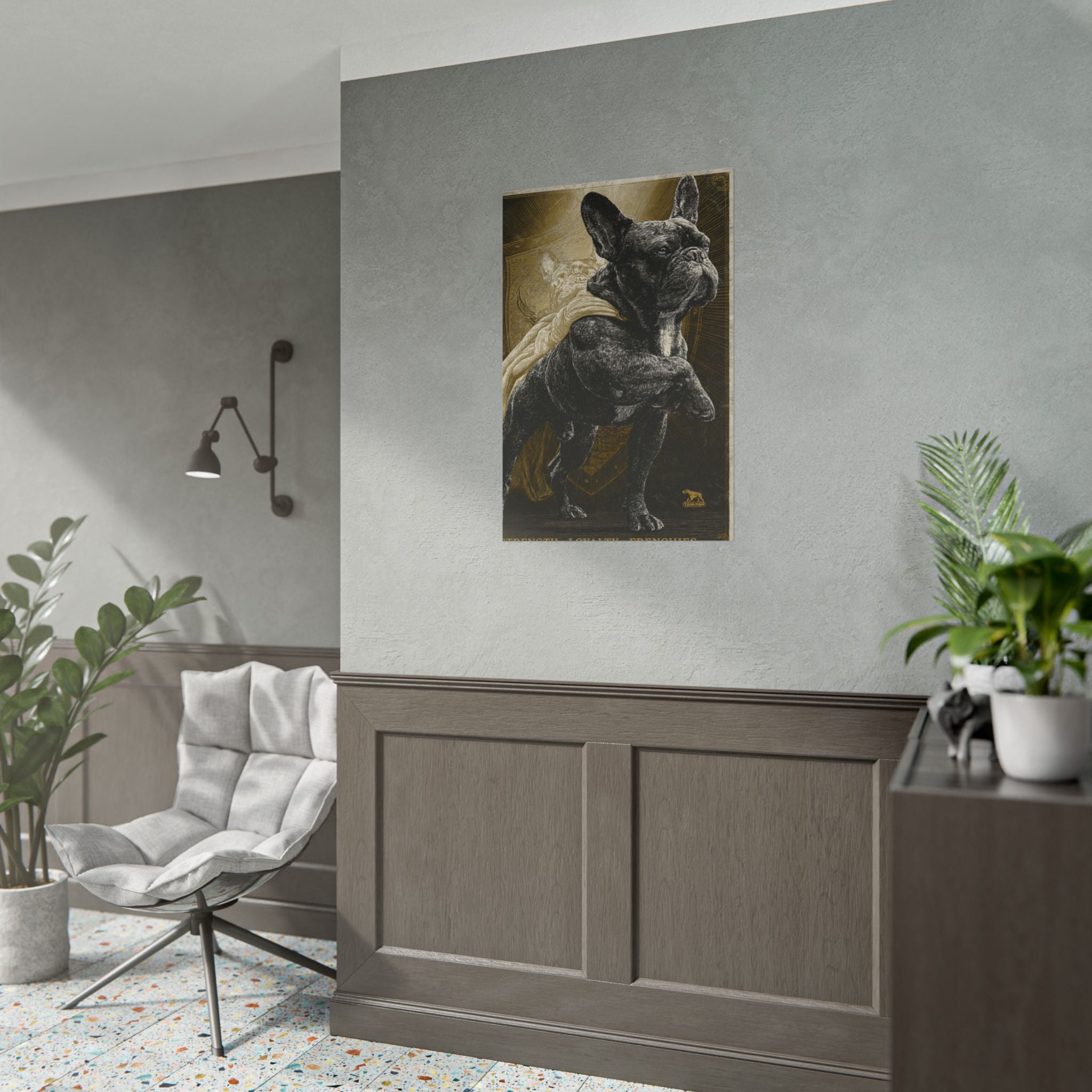 TankPaw® French Bulldog Wall Art Poster – Premium Vintage Frenchie Decor