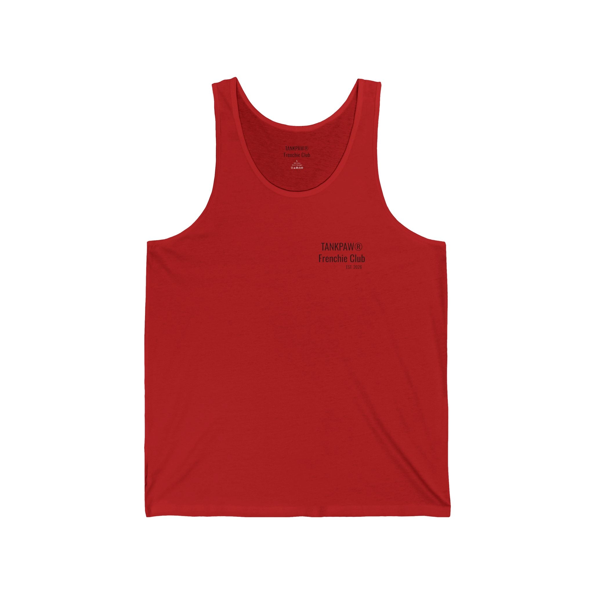 TankPaw® Frenchie Strong Club Premium Tank Top – Vintage French Bulldog Gym Tank