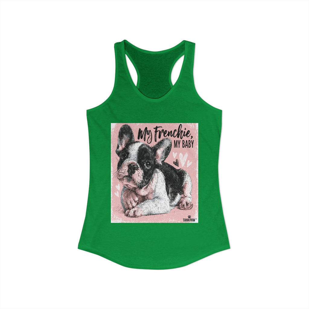 Frenchie Mom Women's Tank Top – French Bulldog Mom Sleeveless Shirt | Cute Dog Lover Gift | TankPawFrenchie Mom