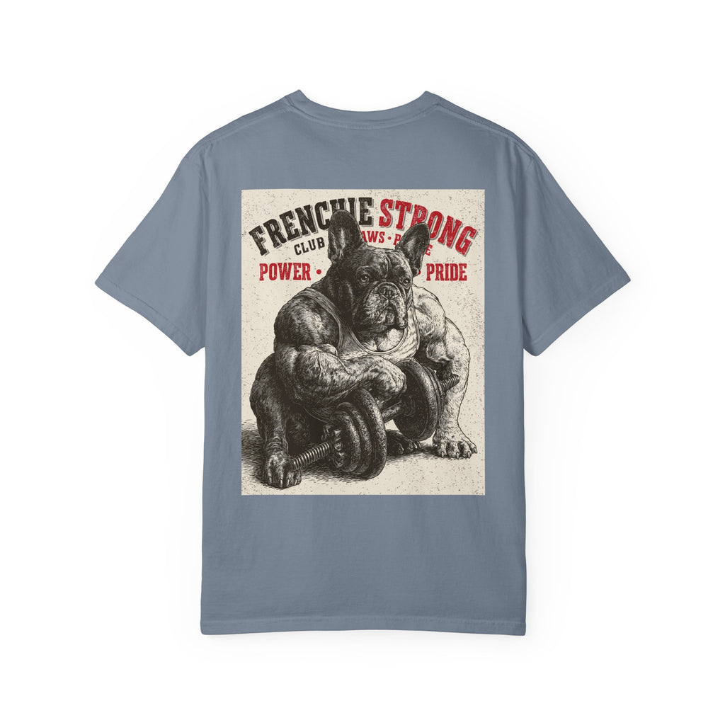 TankPaw® Frenchie Strong Club Premium T-Shirt – Vintage French Bulldog Graphic Tee