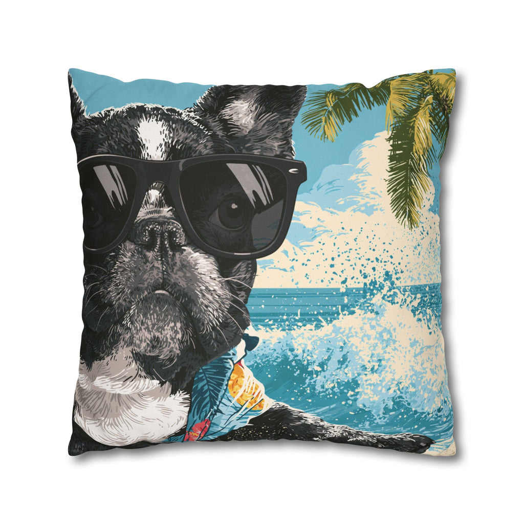 French Bulldog Throw Pillow – Cute Frenchie Decorative Cushion for Dog Lovers