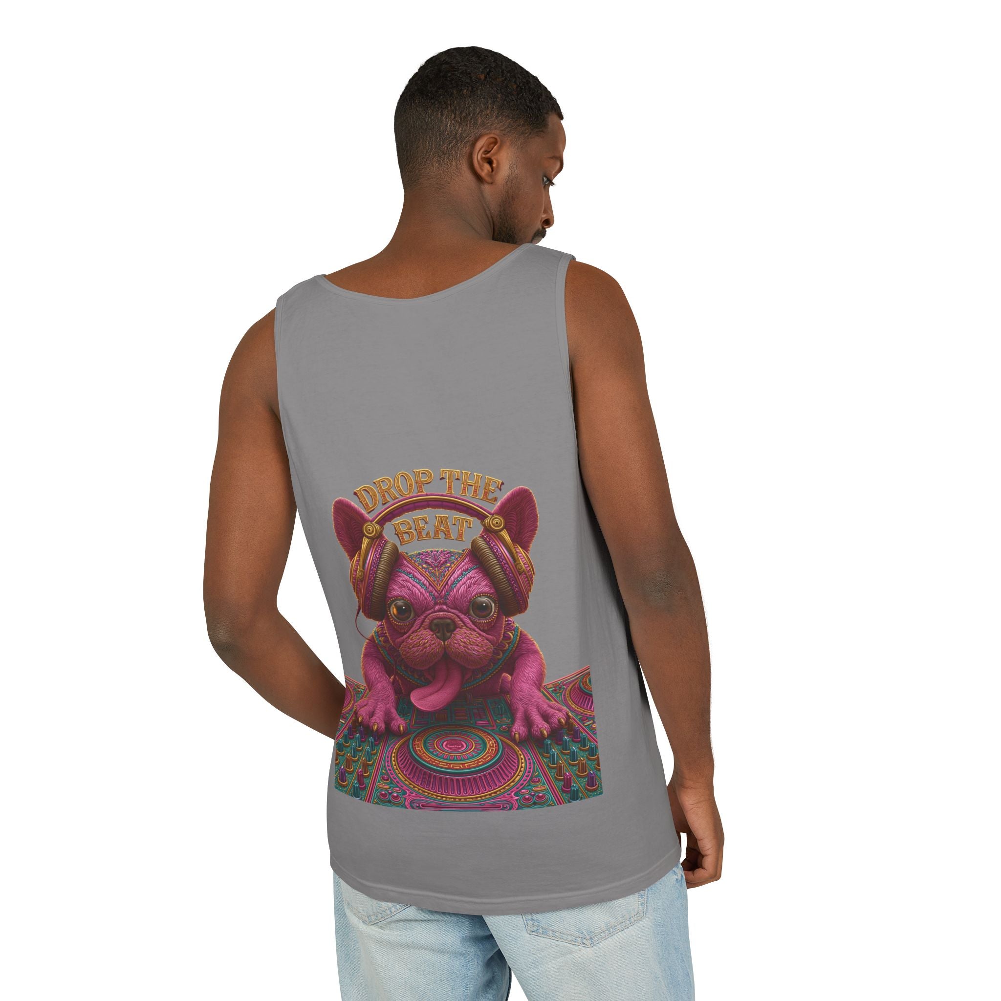 French Bulldog DJ Tank Top – EDM Music Festival Shirt for Dog Lovers | TankPaw™
