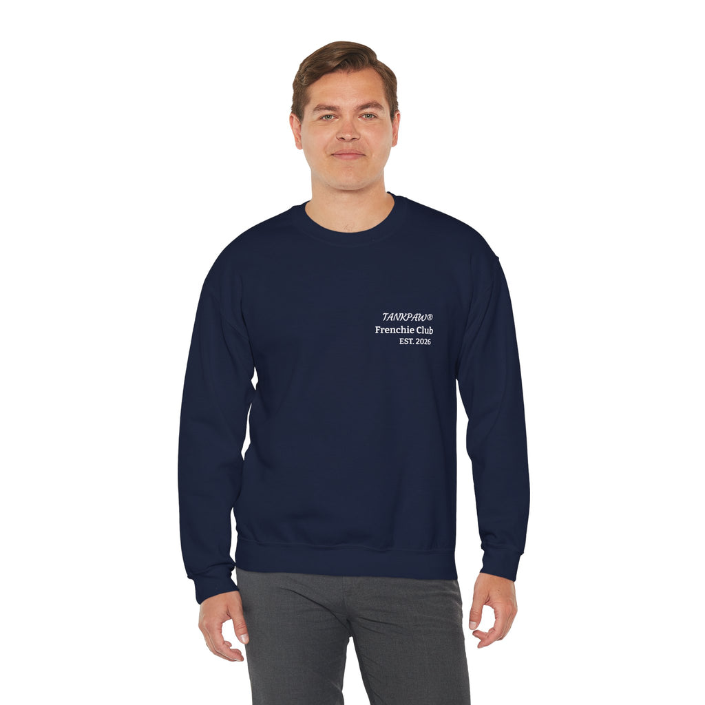 TankPaw® Frenchie Strong Club Premium Sweatshirt – Vintage French Bulldog Crewneck