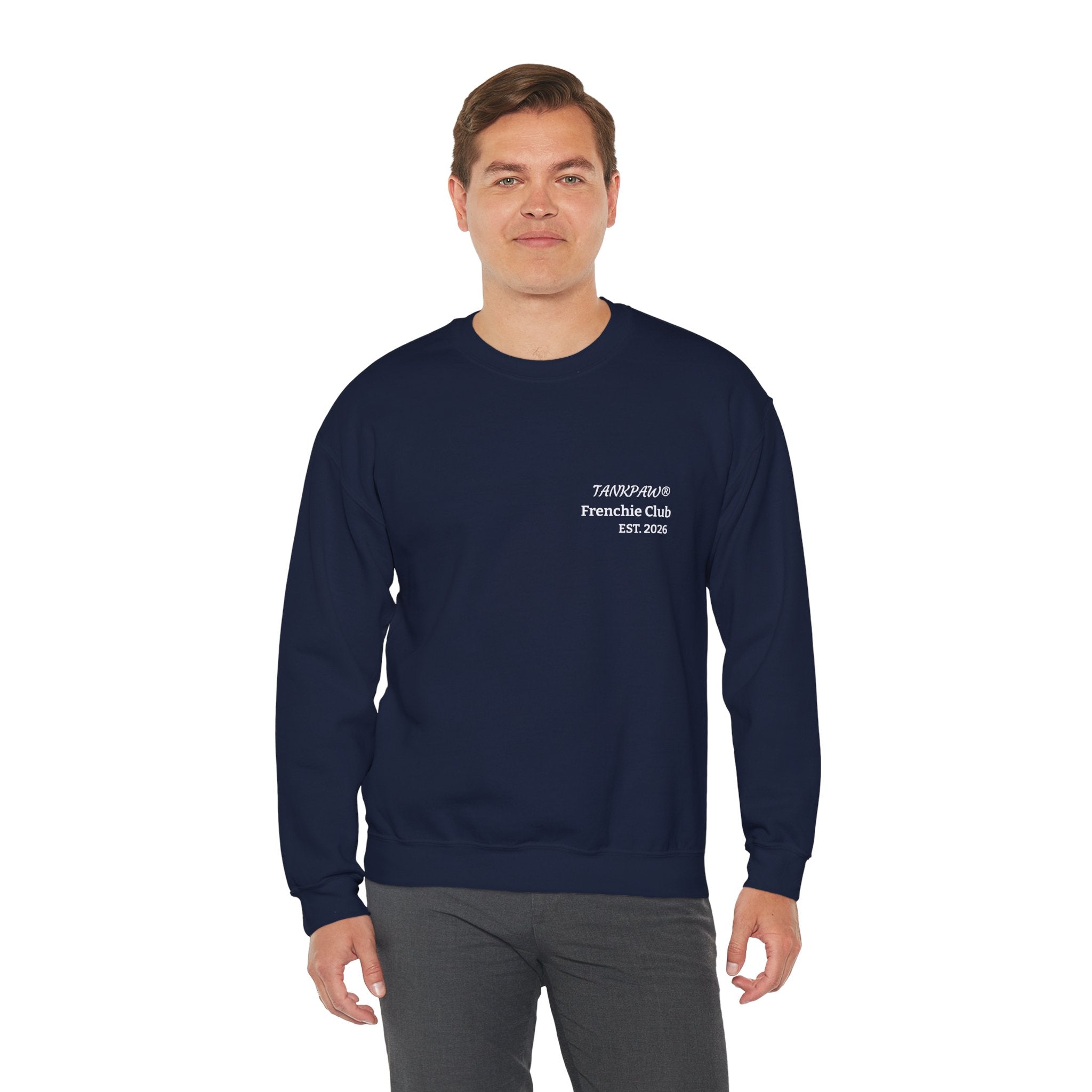TankPaw® Frenchie Strong Club Premium Sweatshirt – Vintage French Bulldog Crewneck