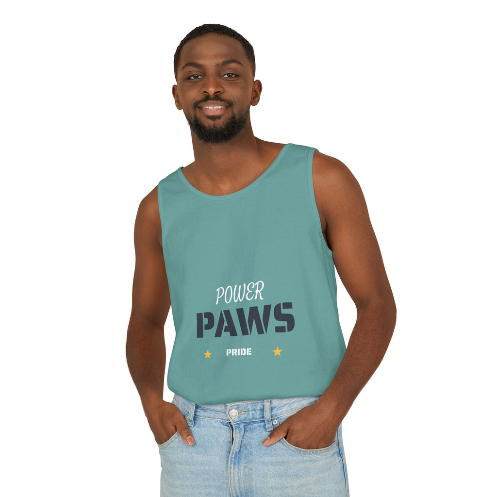 Power Paws Tank Top — "Frenchie Strong" Graphic Dog Fitness Tank