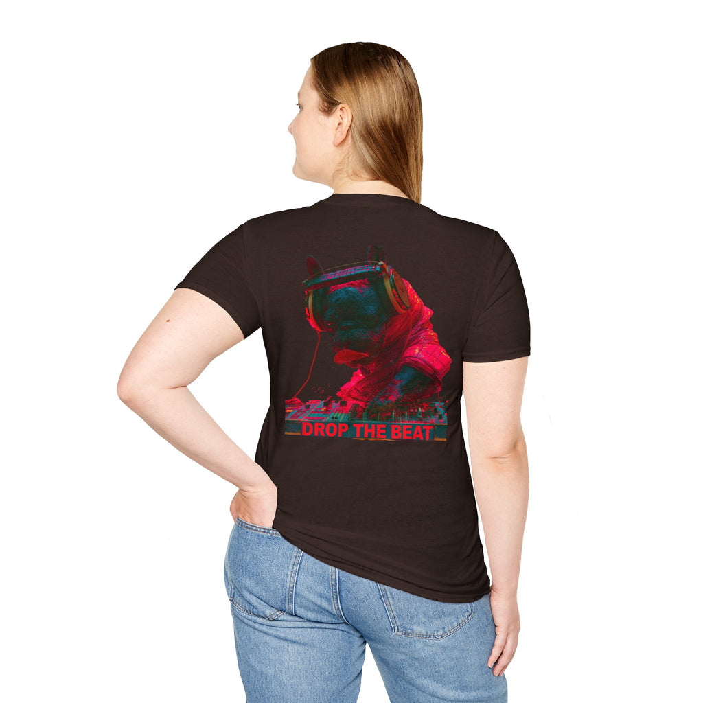 Frenchie Beats T-Shirt – DJ French Bulldog Music Festival Graphic Tee