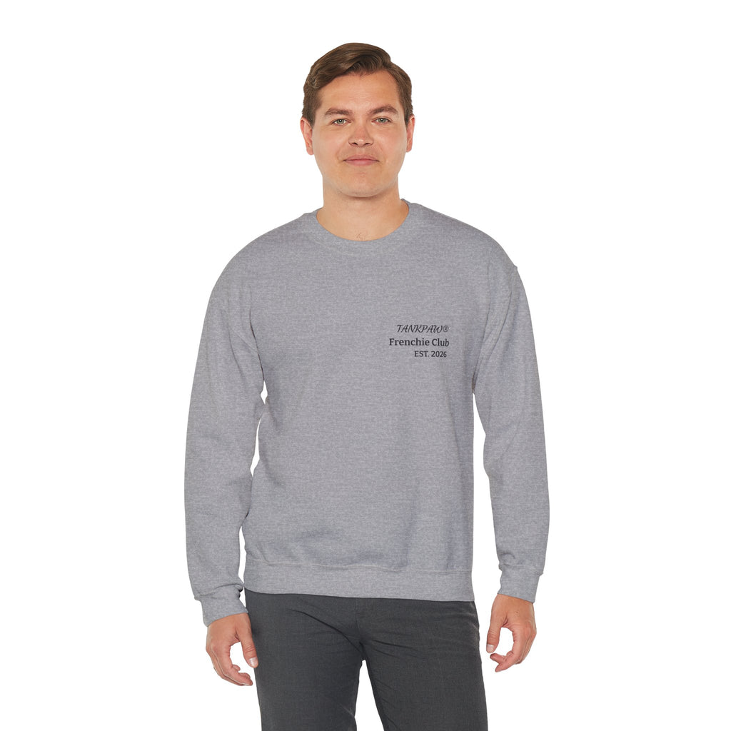TankPaw® Frenchie Strong Club Premium Sweatshirt – Vintage French Bulldog Crewneck