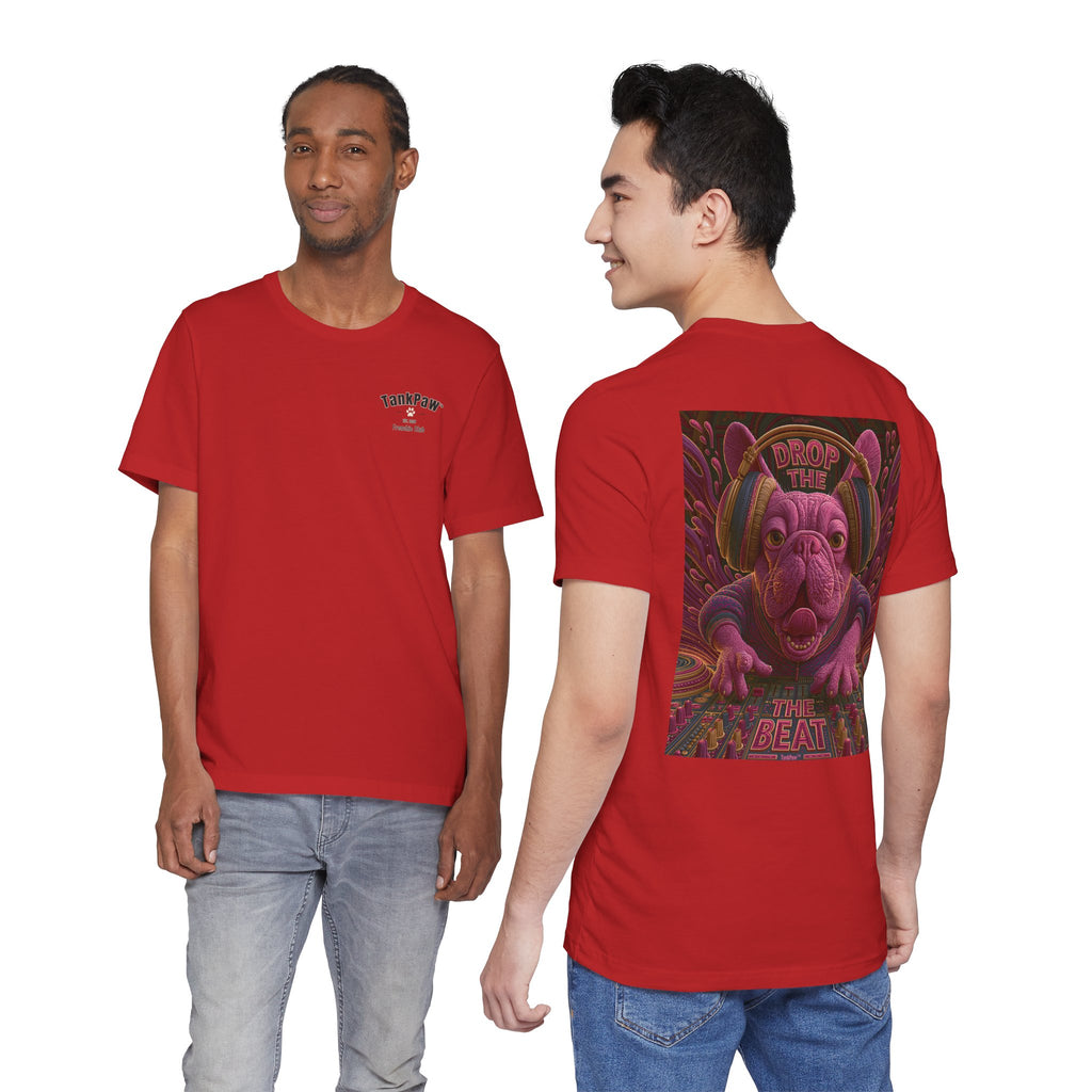 Electric French Bulldog T-Shirt – Neon DJ Dog Shirt for Music Lovers