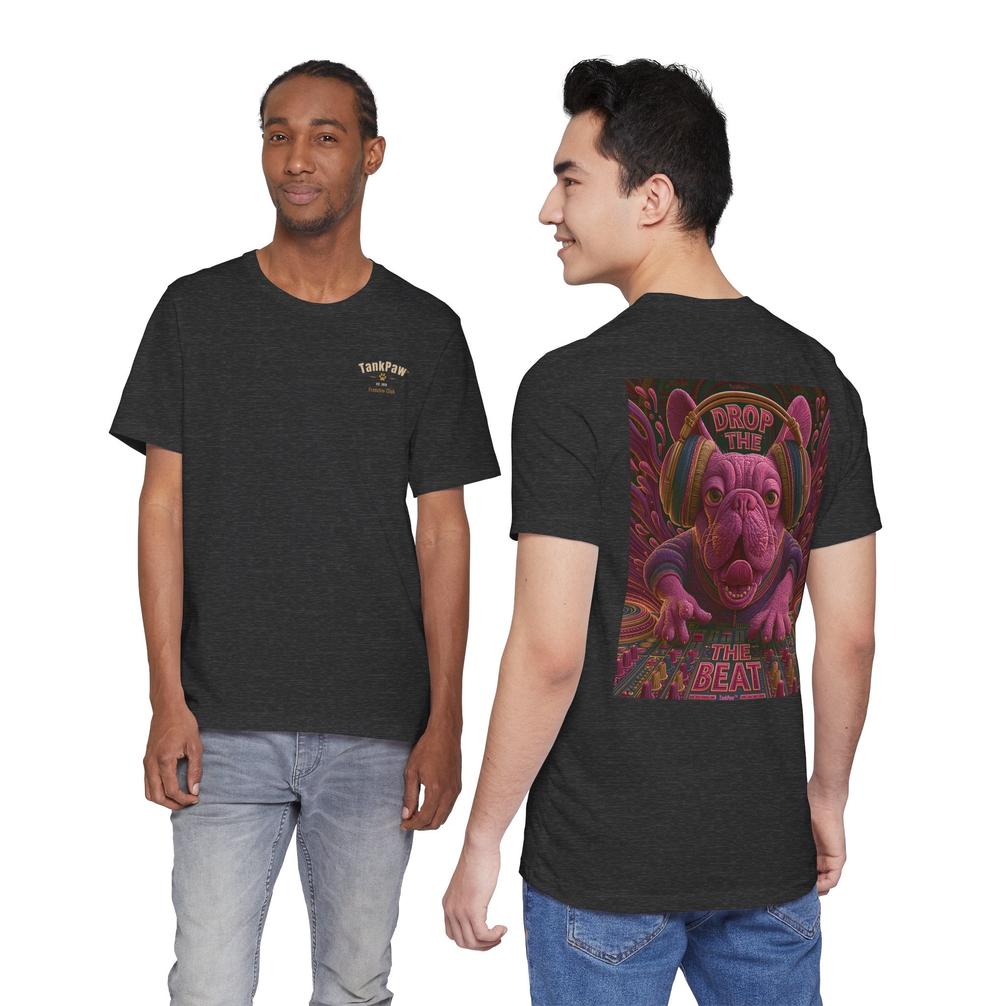 Electric French Bulldog T-Shirt – Neon DJ Dog Shirt for Music Lovers