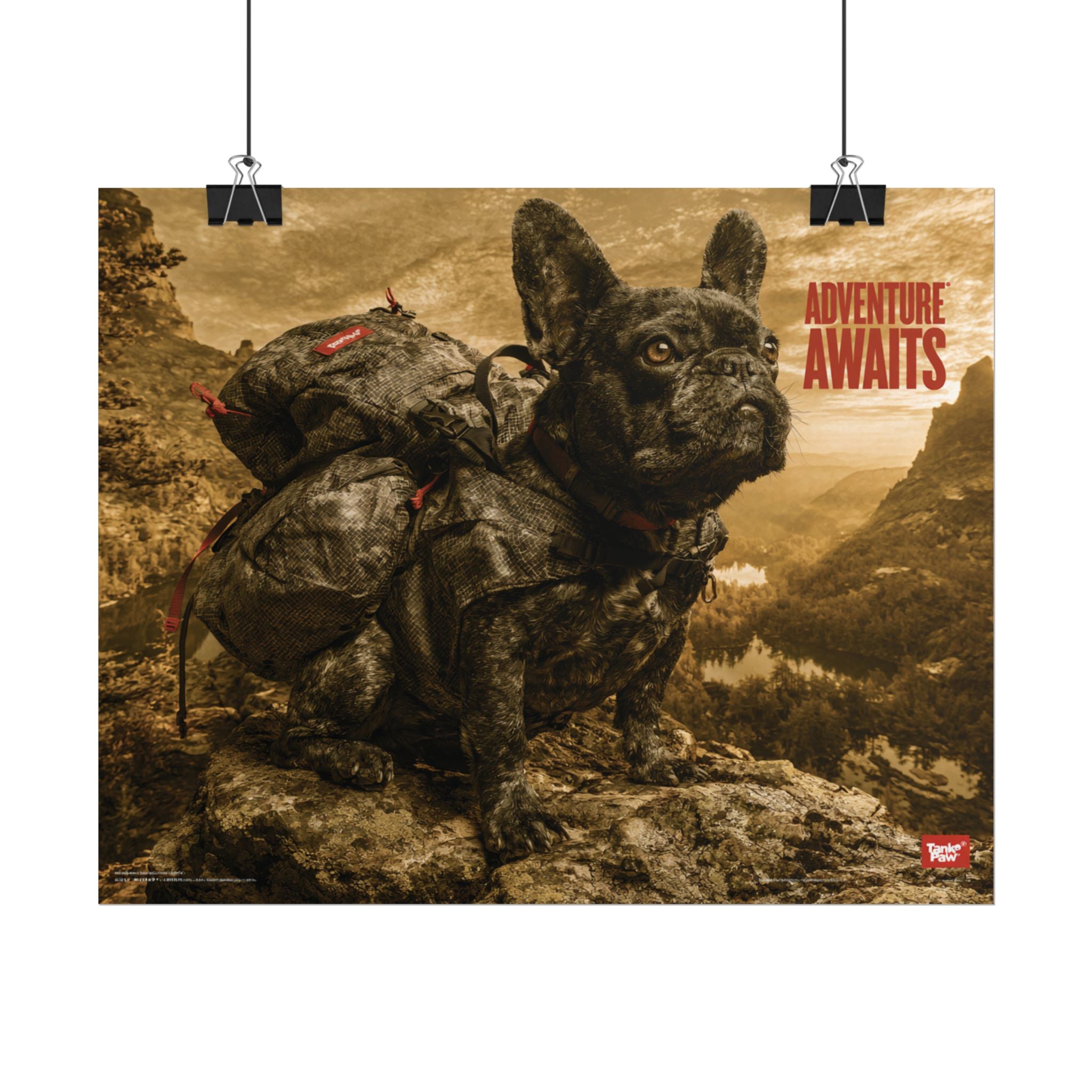 TankPaw® French Bulldog Wall Art Poster – Premium Vintage Frenchie Decor