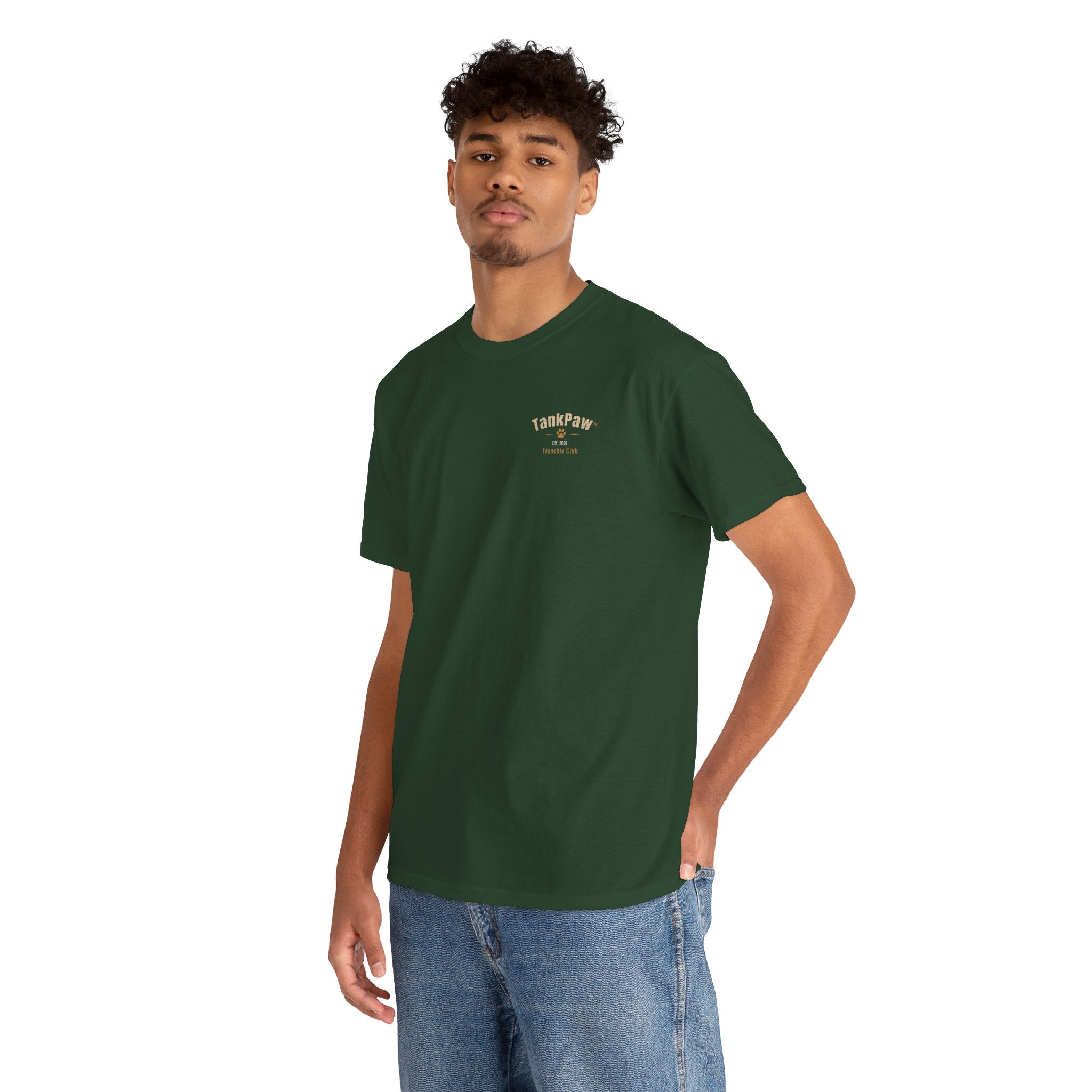 Frenchie Strong Club Vintage Gym T-Shirt | TankPaw™