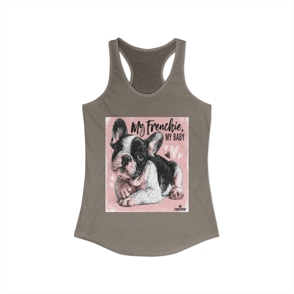 Frenchie Mom Women's Tank Top – French Bulldog Mom Sleeveless Shirt | Cute Dog Lover Gift | TankPawFrenchie Mom