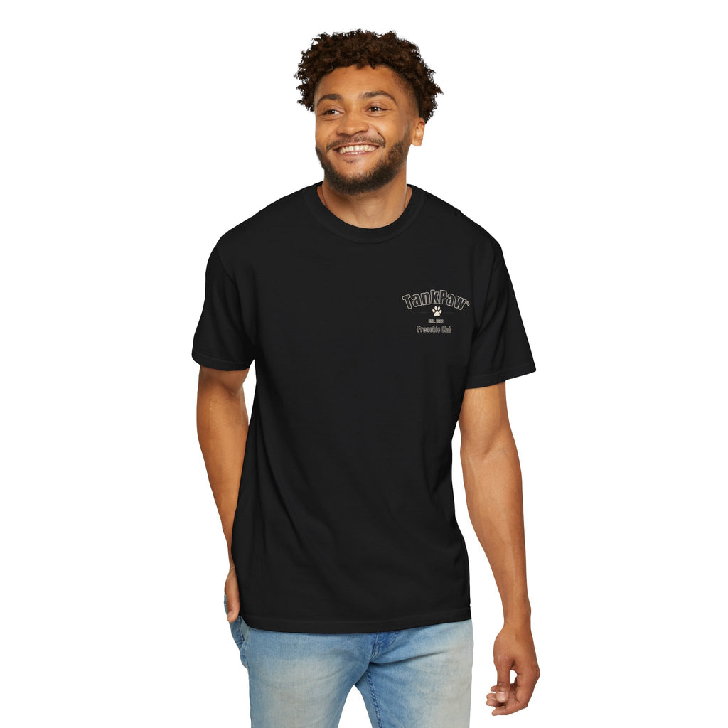 "Frenchie Strong Club" Muscular Dog Pet T-Shirt — Cute Frenchie Weightlifting Graphic Tee