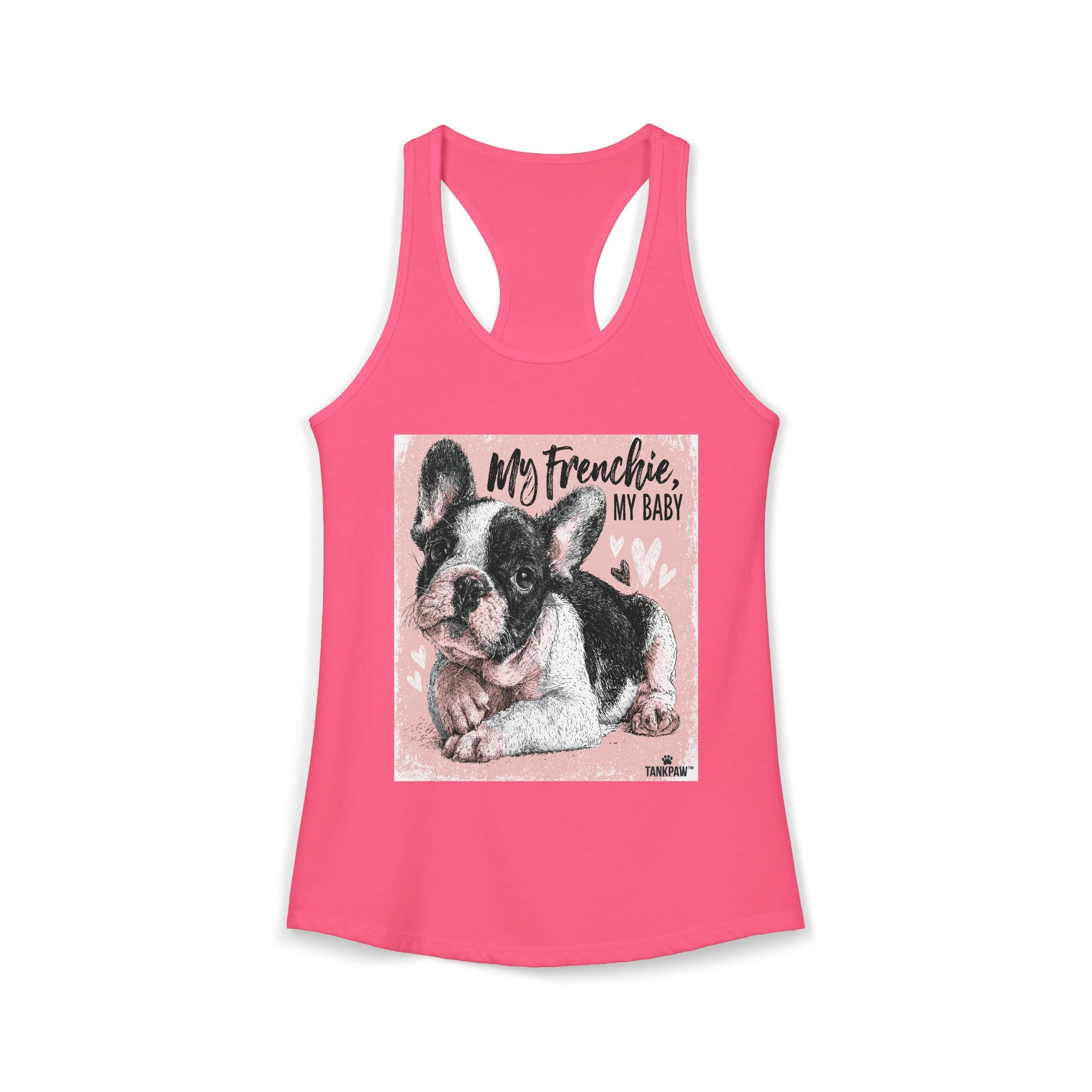 Frenchie Mom Women's Tank Top – French Bulldog Mom Sleeveless Shirt | Cute Dog Lover Gift | TankPawFrenchie Mom