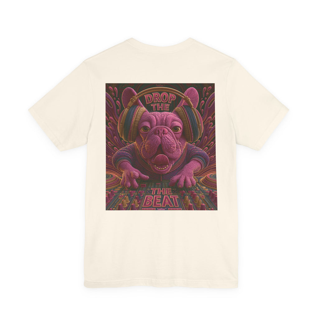 Electric French Bulldog T-Shirt – Neon DJ Dog Shirt for Music Lovers