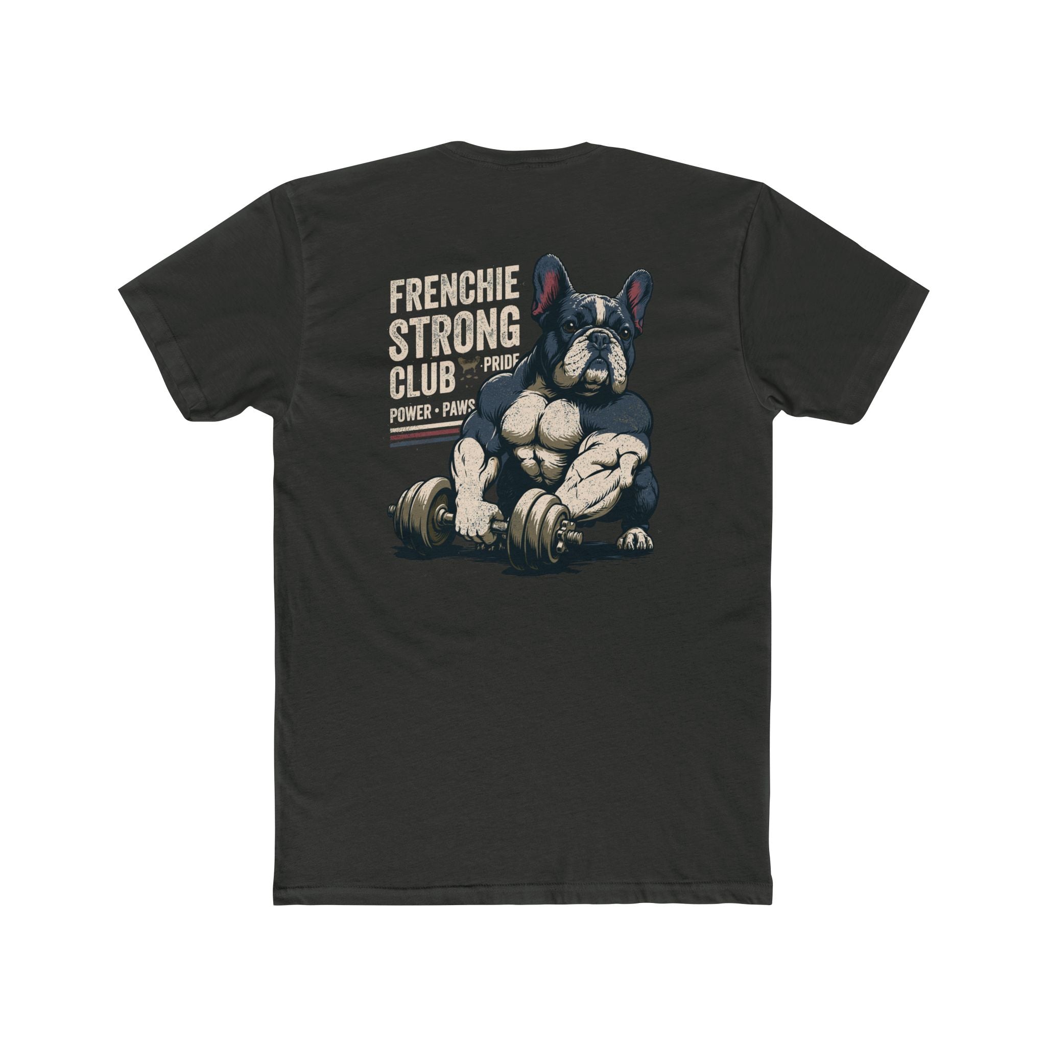 Muscular French Bulldog Graphic T-Shirt | TankPaw™ Gym Collection