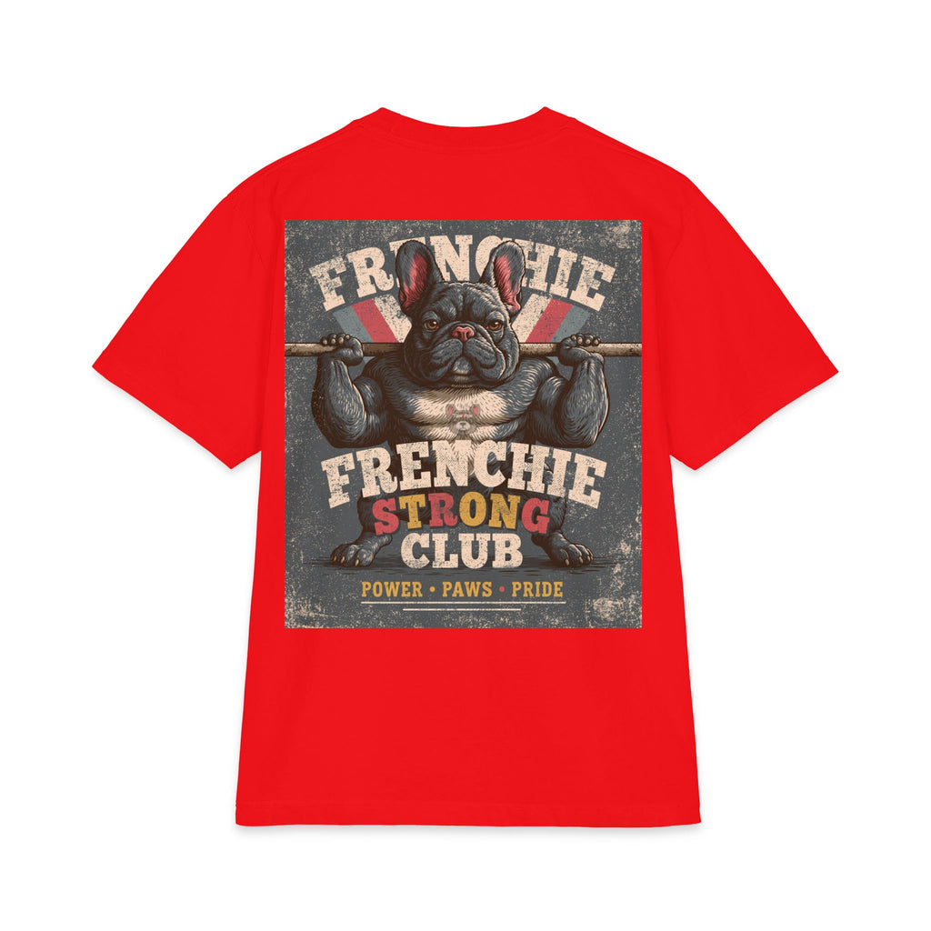 Frenchie Gains T-Shirt – Funny Muscle Dog Workout Shirt