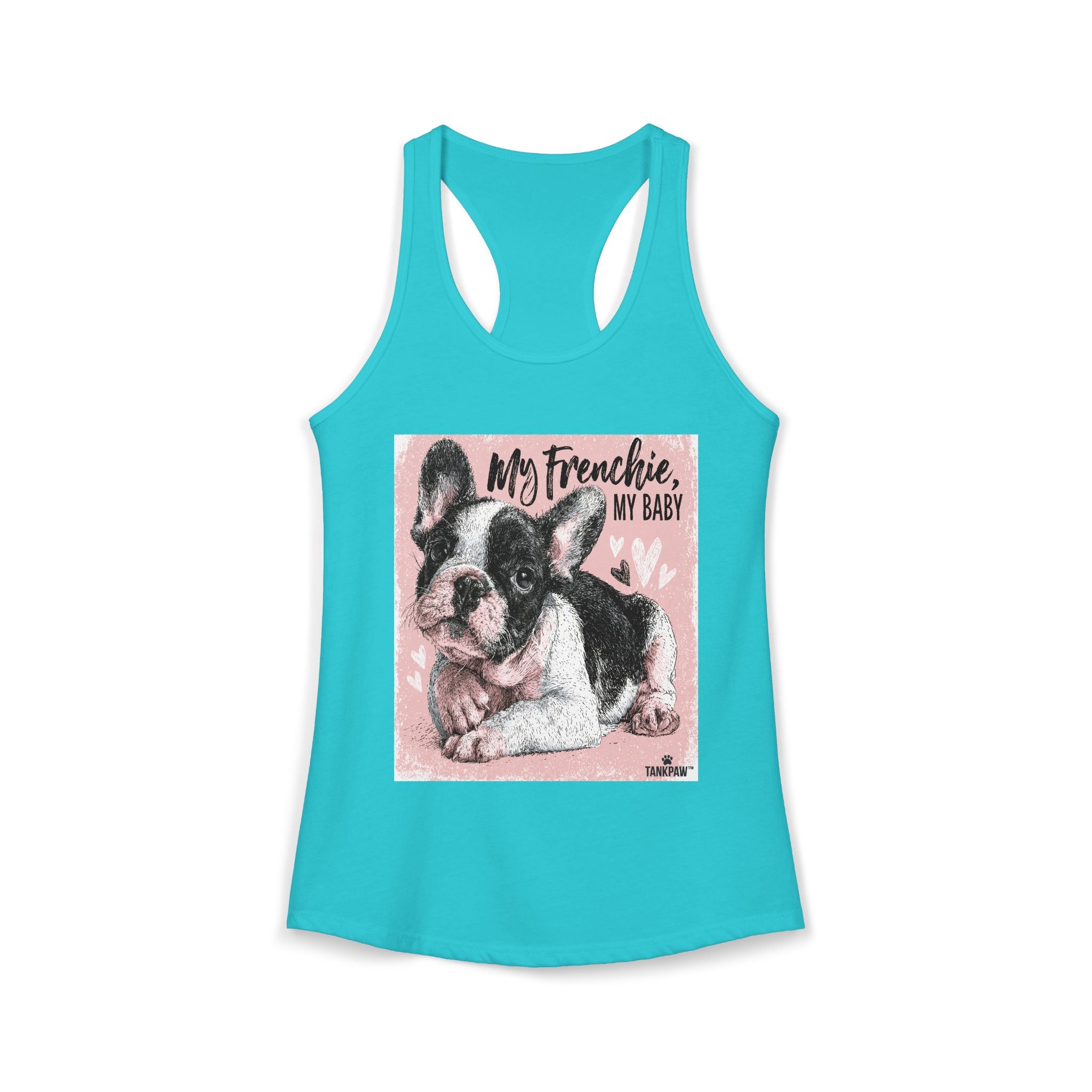 Frenchie Mom Women's Tank Top – French Bulldog Mom Sleeveless Shirt | Cute Dog Lover Gift | TankPawFrenchie Mom
