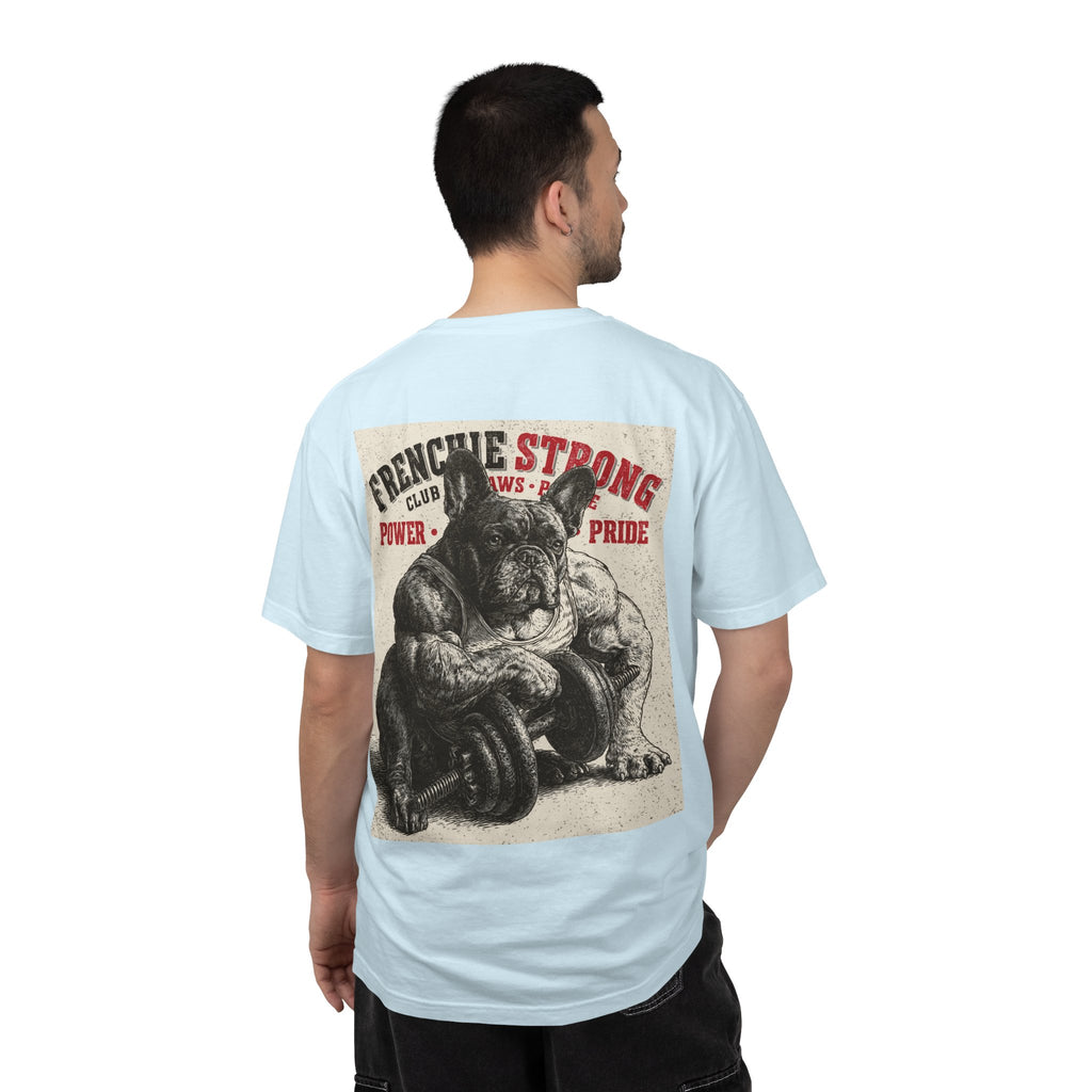 TankPaw® Frenchie Strong Club Premium T-Shirt – Vintage French Bulldog Graphic Tee