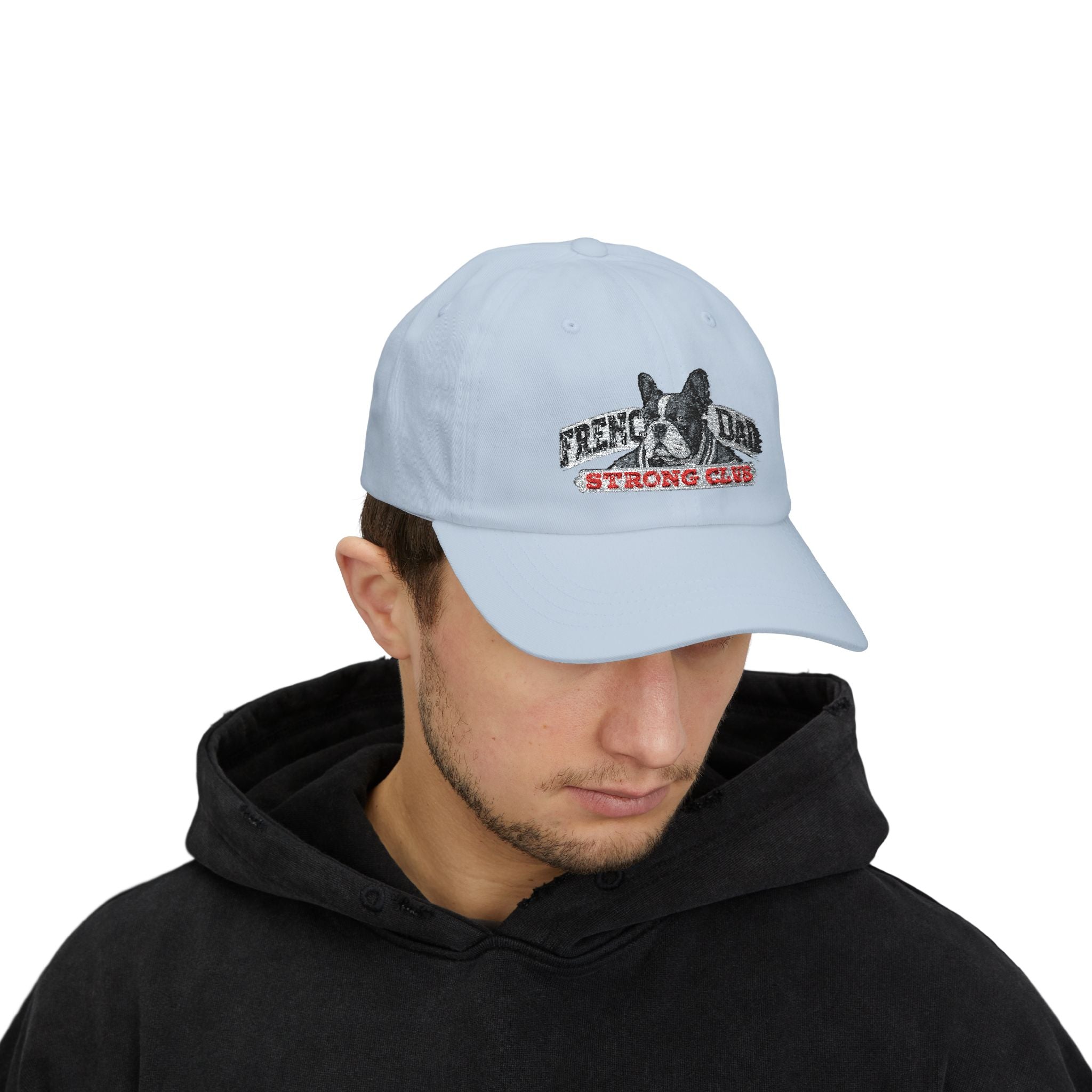 Dad Cap — TankPaw® Frenchie Dad Embroidered Baseball Cap – Premium French Bulldog Dad Hat for Dog Lovers