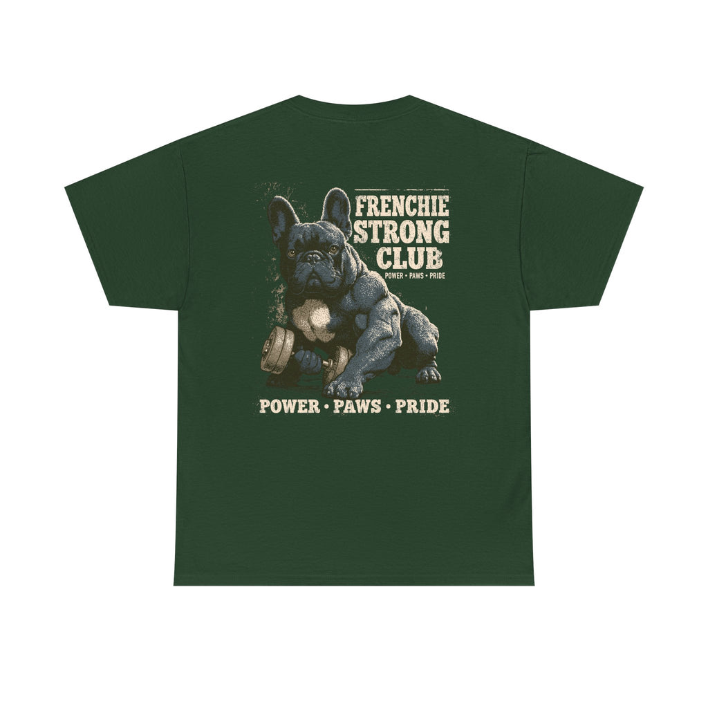 Frenchie Strong Club Vintage Gym T-Shirt | TankPaw™