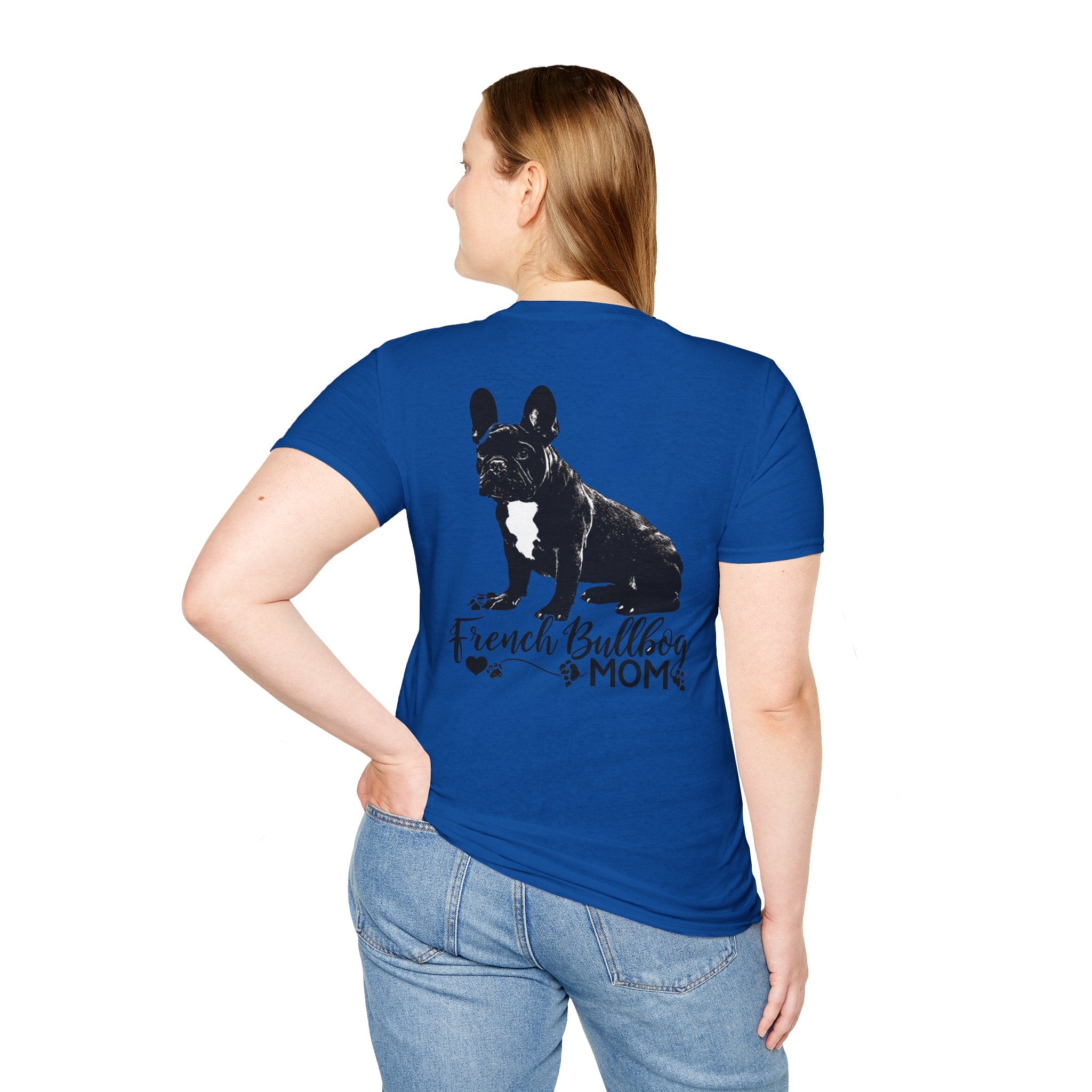 French Bulldog Mom T-Shirt | Proud Dog Mom Gift | Cute Frenchie Lover Apparel | TankPaw