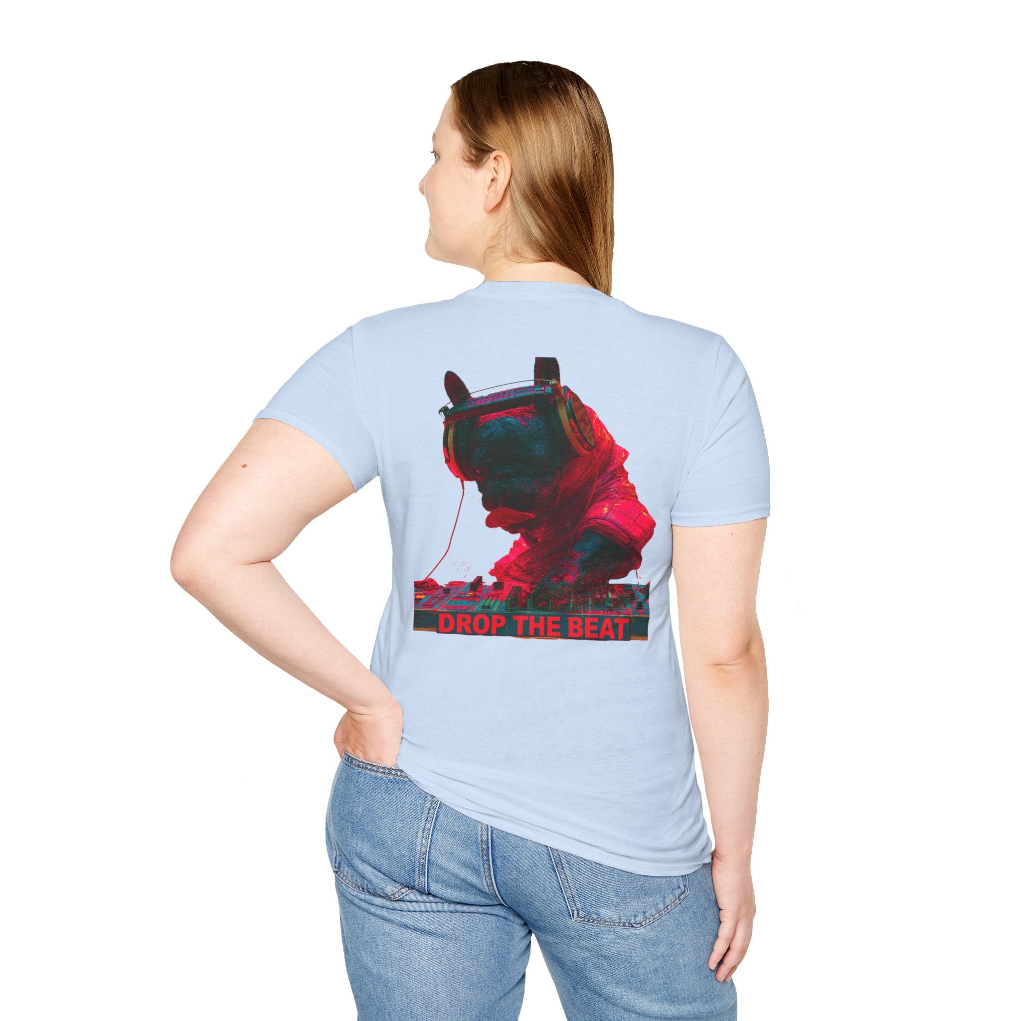 Frenchie Beats T-Shirt – DJ French Bulldog Music Festival Graphic Tee