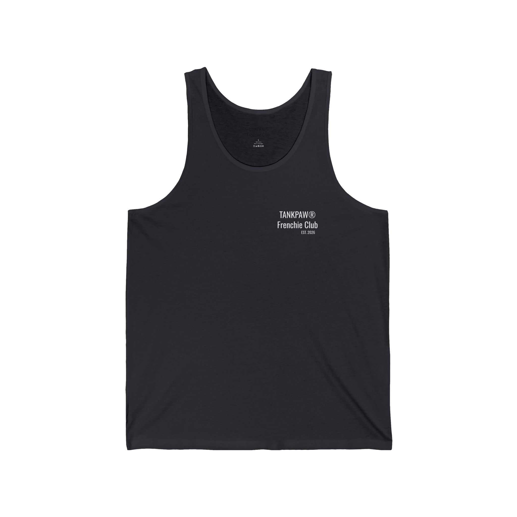 TankPaw® Frenchie Strong Club Premium Tank Top – Vintage French Bulldog Gym Tank