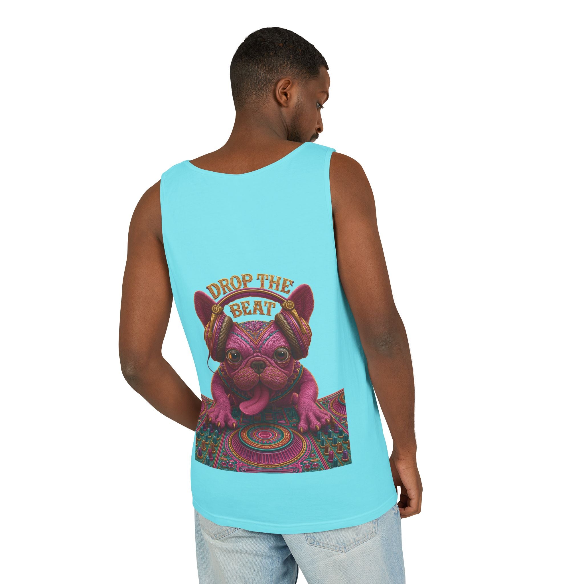 French Bulldog DJ Tank Top – EDM Music Festival Shirt for Dog Lovers | TankPaw™