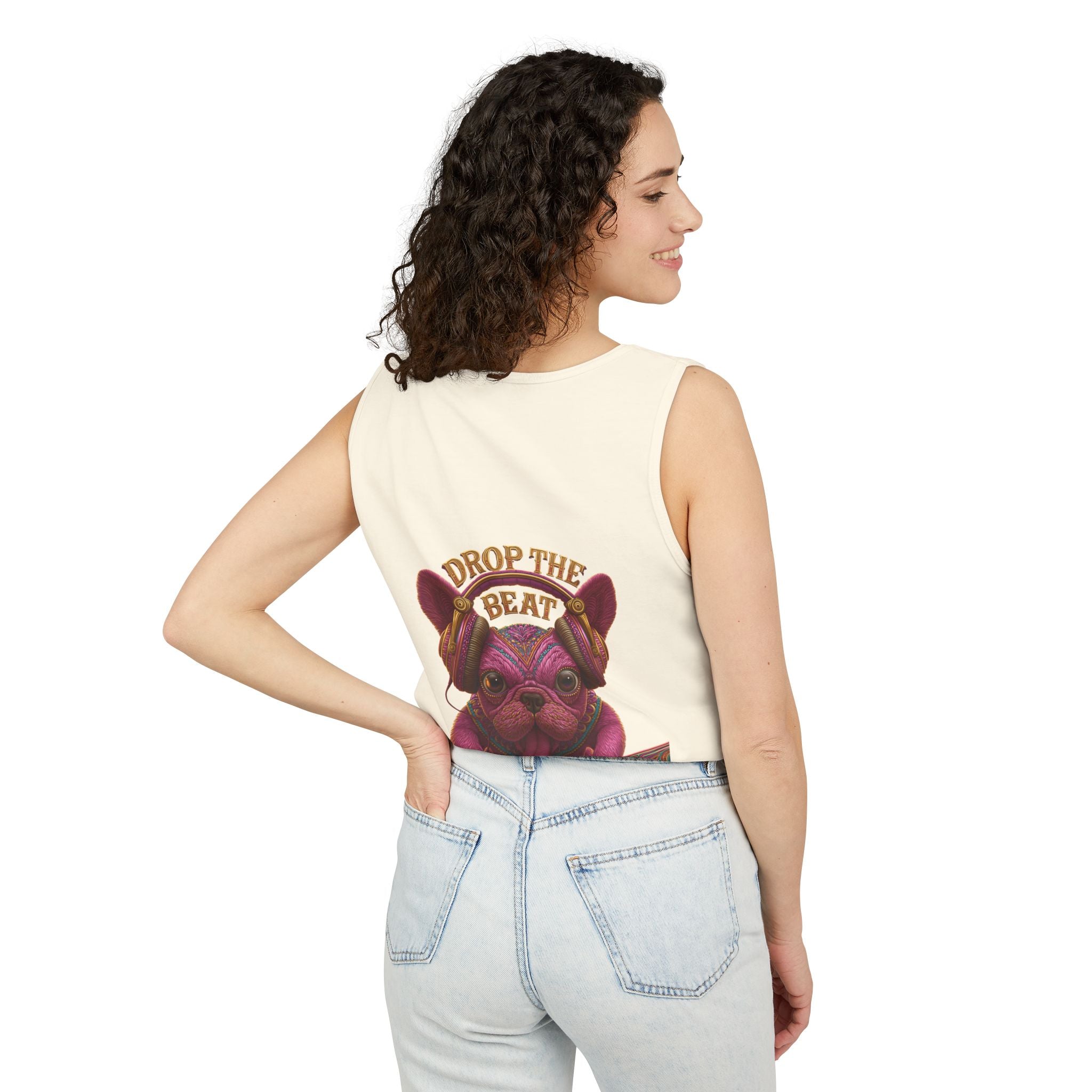 French Bulldog DJ Tank Top – EDM Music Festival Shirt for Dog Lovers | TankPaw™
