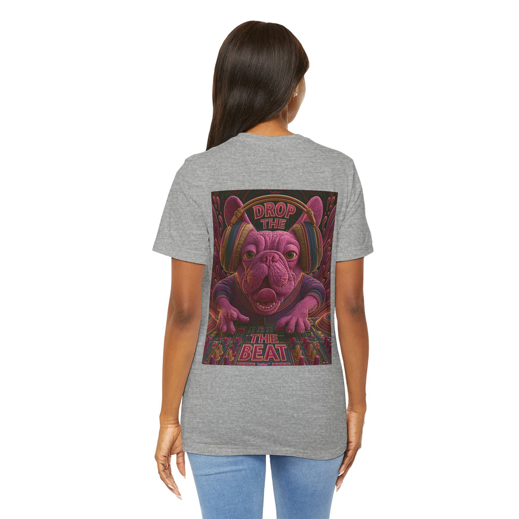 Electric French Bulldog T-Shirt – Neon DJ Dog Shirt for Music Lovers