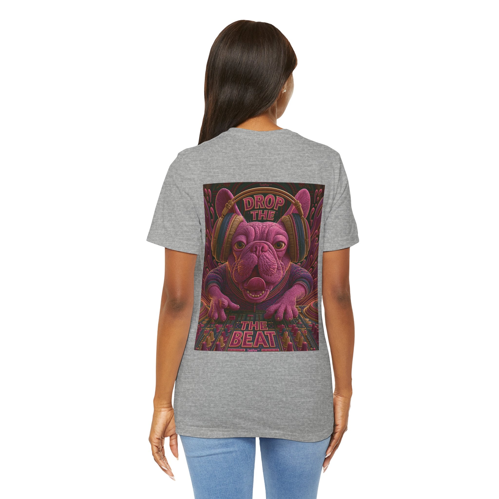 Electric French Bulldog T-Shirt – Neon DJ Dog Shirt for Music Lovers