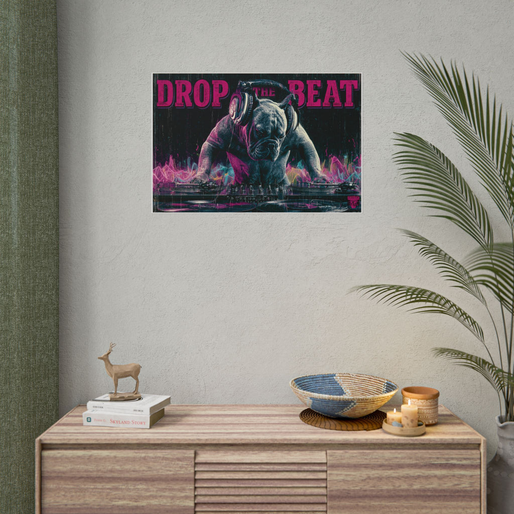 TankPaw® French Bulldog Wall Art Poster – Premium Vintage Frenchie Decor