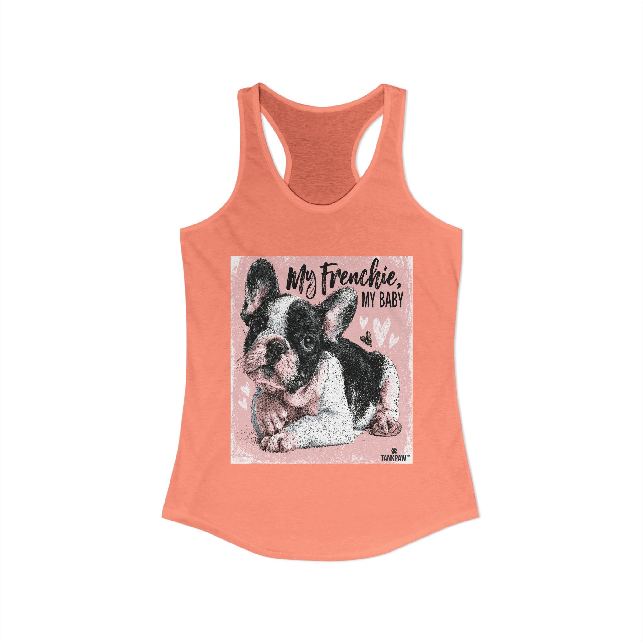 Frenchie Mom Women's Tank Top – French Bulldog Mom Sleeveless Shirt | Cute Dog Lover Gift | TankPawFrenchie Mom
