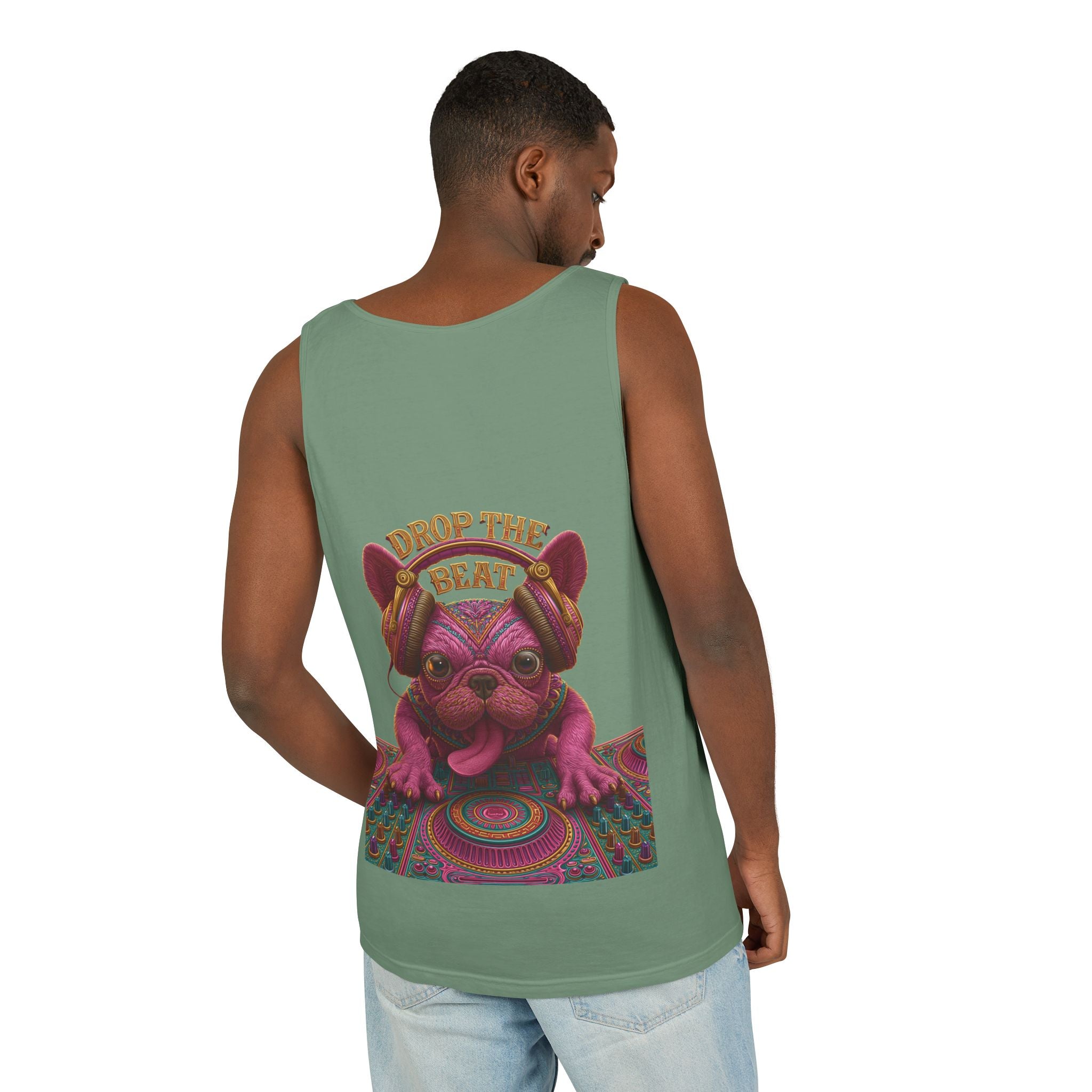 French Bulldog DJ Tank Top – EDM Music Festival Shirt for Dog Lovers | TankPaw™