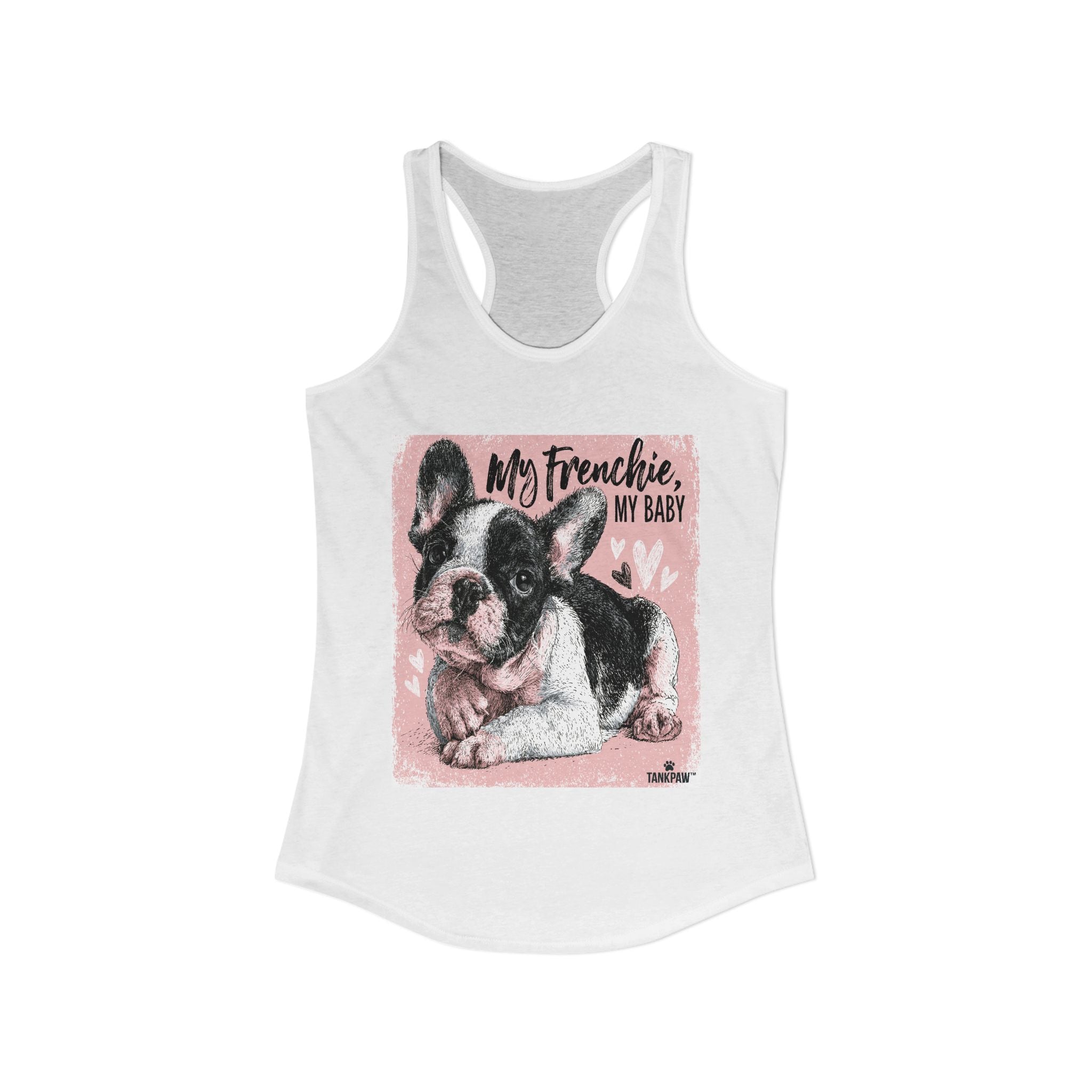 Frenchie Mom Women's Tank Top – French Bulldog Mom Sleeveless Shirt | Cute Dog Lover Gift | TankPawFrenchie Mom