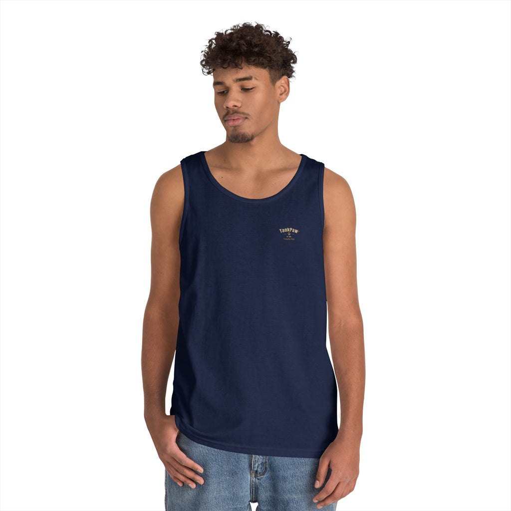 DJ Dog Tank Top - "Drop The Beat" Graphic Music Lover Tank