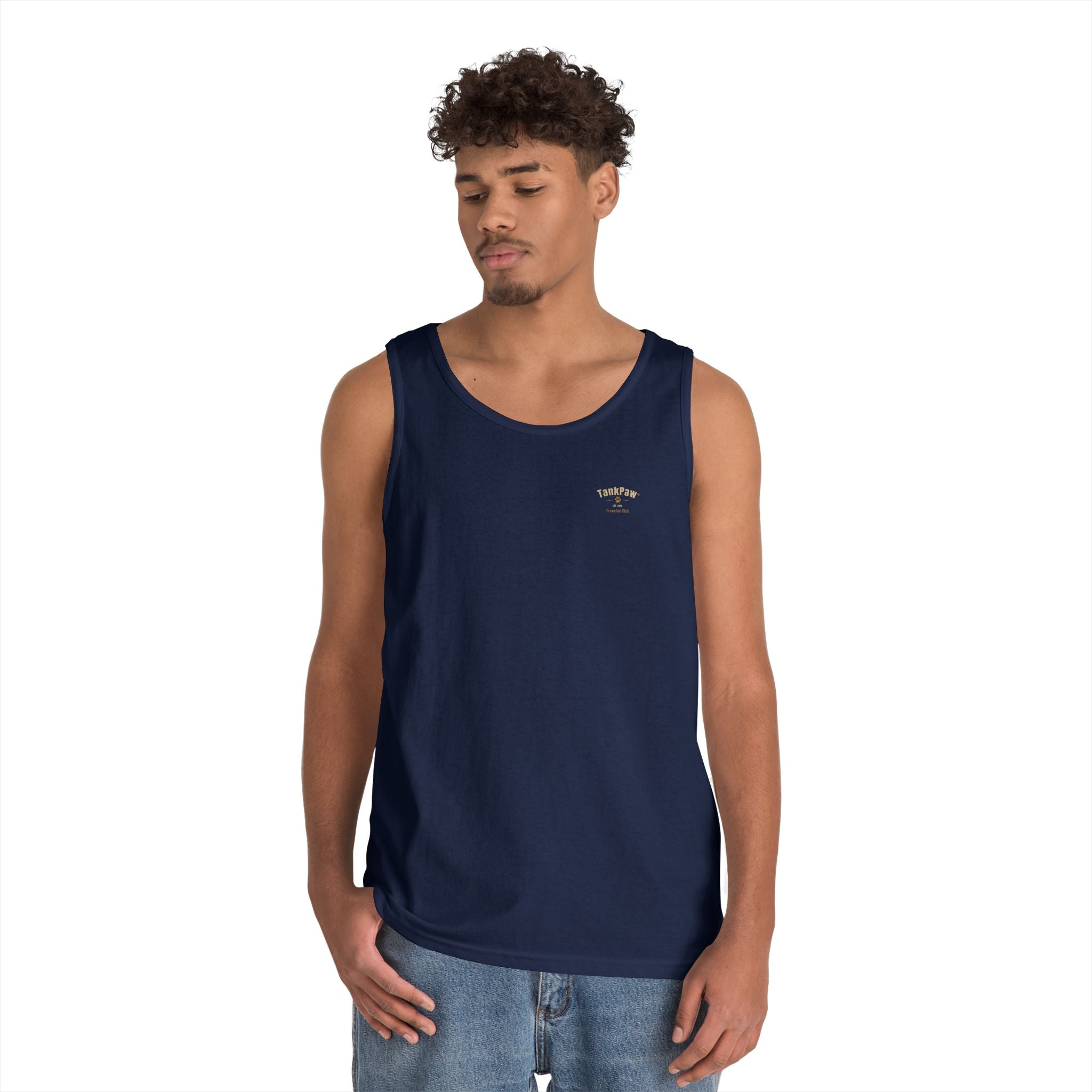 DJ Dog Tank Top - "Drop The Beat" Graphic Music Lover Tank