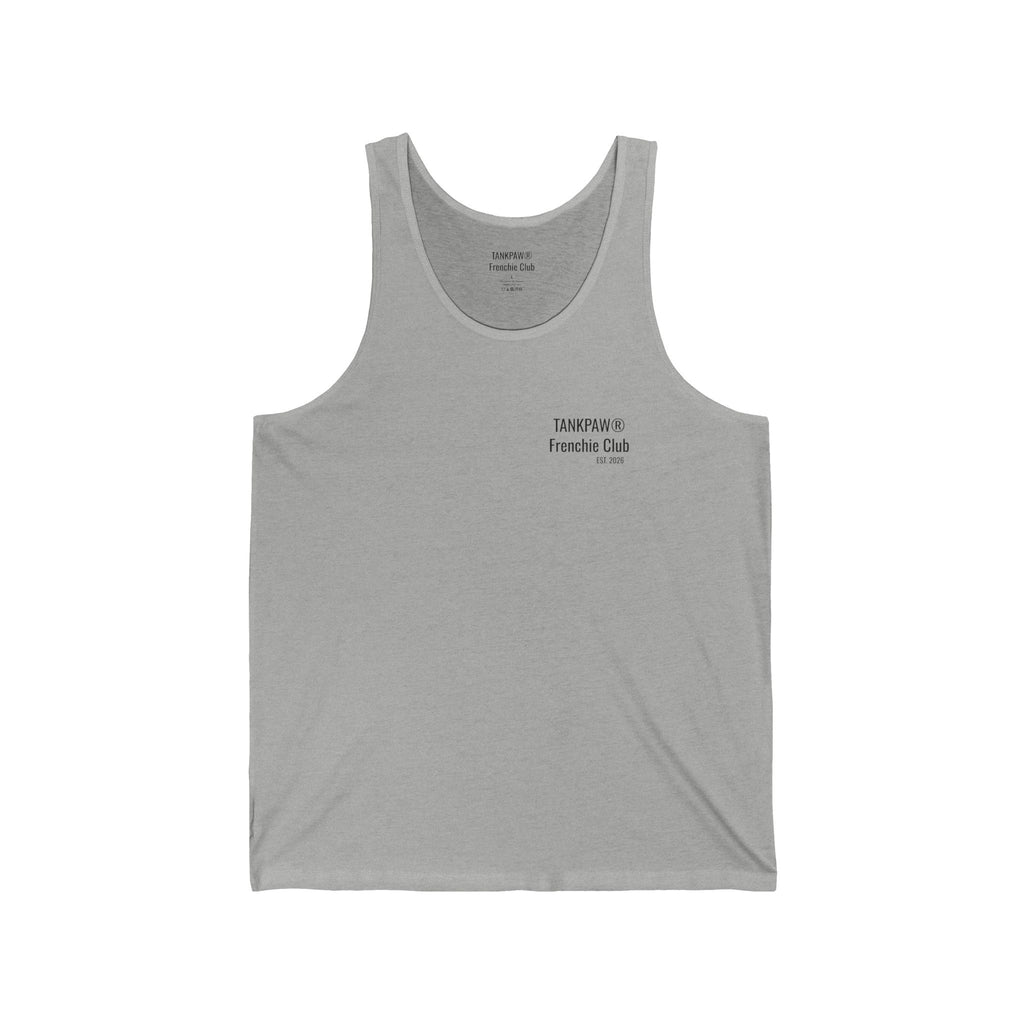 TankPaw® Frenchie Strong Club Premium Tank Top – Vintage French Bulldog Gym Tank