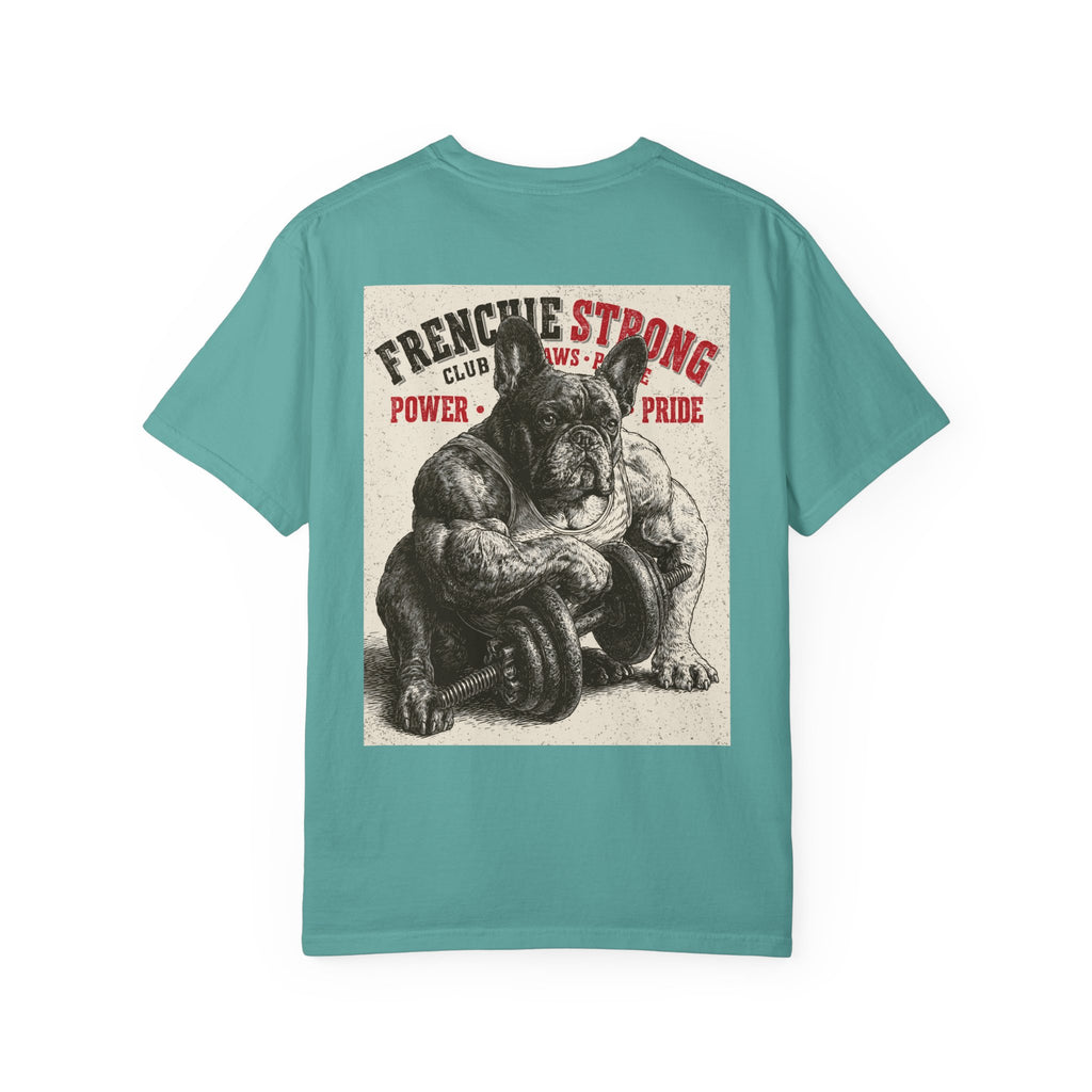 TankPaw® Frenchie Strong Club Premium T-Shirt – Vintage French Bulldog Graphic Tee