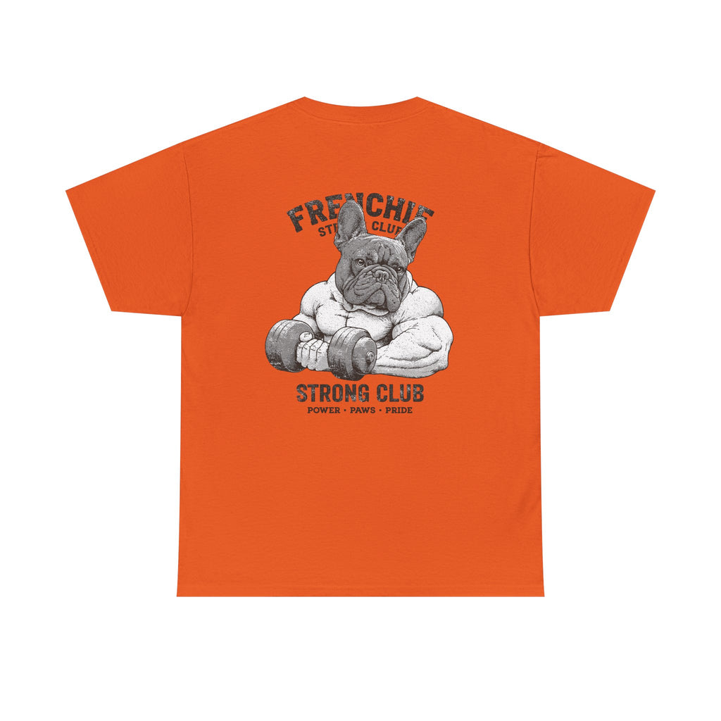 Frenchie Strong Club Vintage Gym T-Shirt | TankPaw™