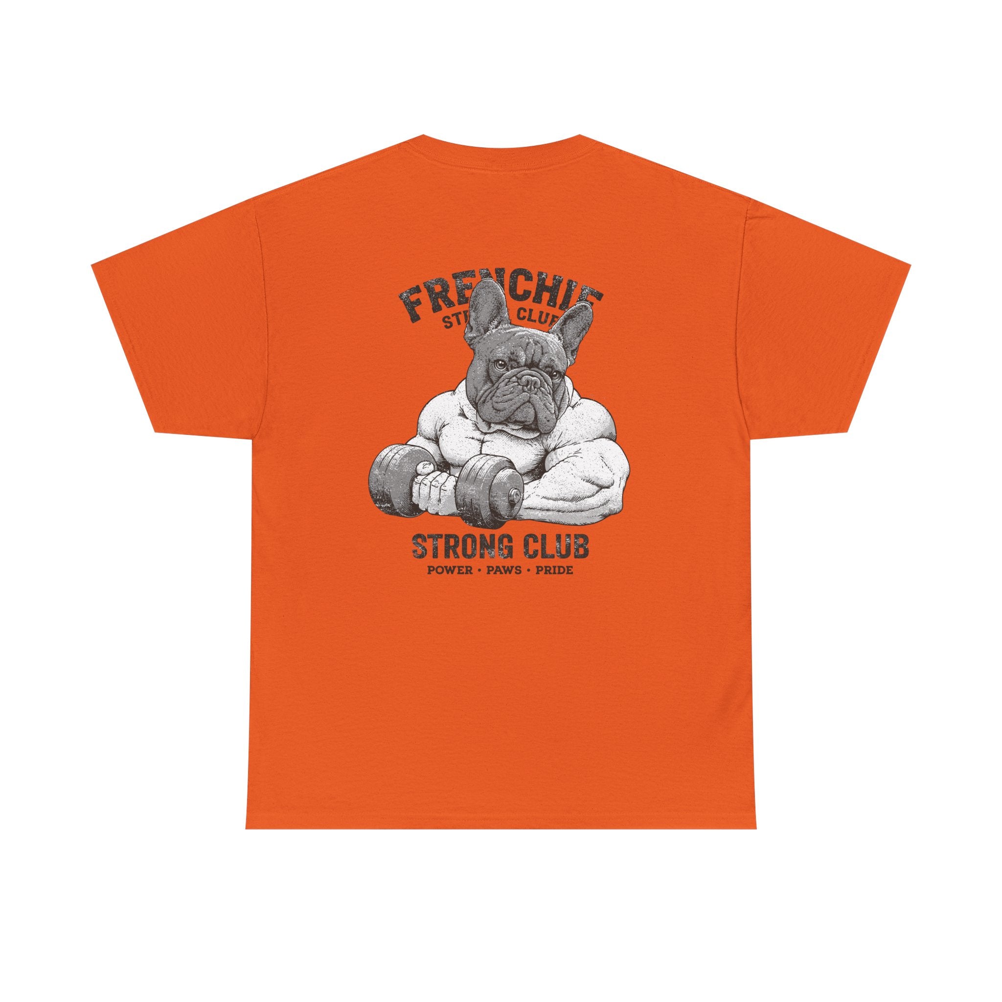 Frenchie Strong Club Vintage Gym T-Shirt | TankPaw™