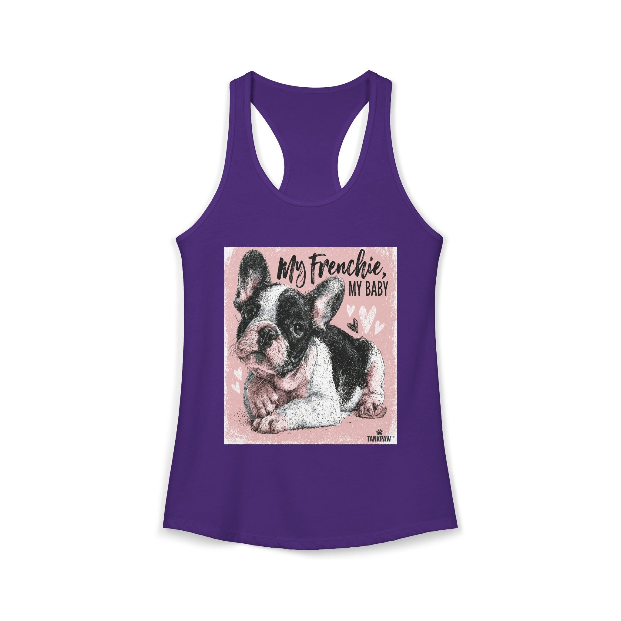 Frenchie Mom Women's Tank Top – French Bulldog Mom Sleeveless Shirt | Cute Dog Lover Gift | TankPawFrenchie Mom