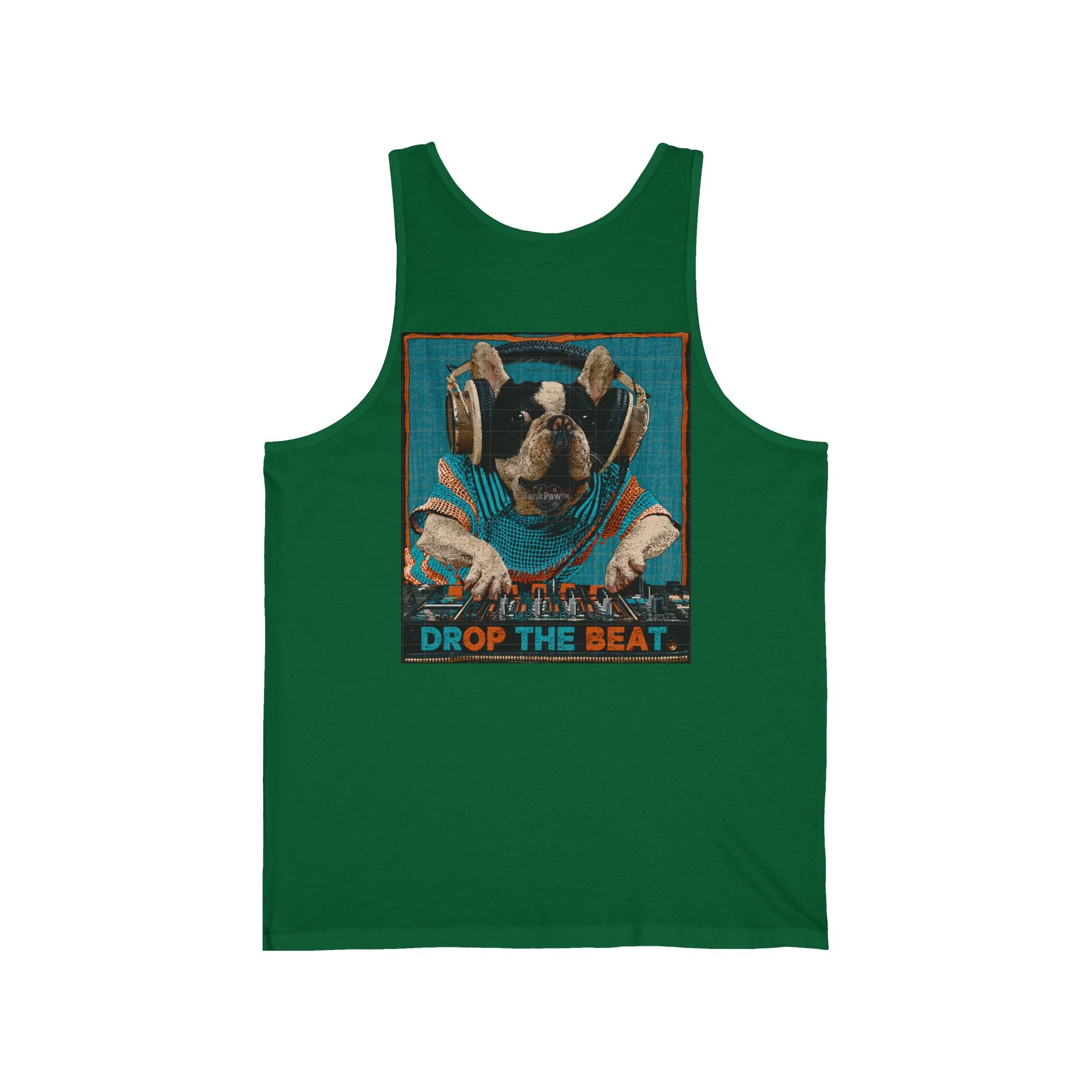 DJ Monkey 'Drop the Beat' Tank Top – Retro Music Festival Graphic