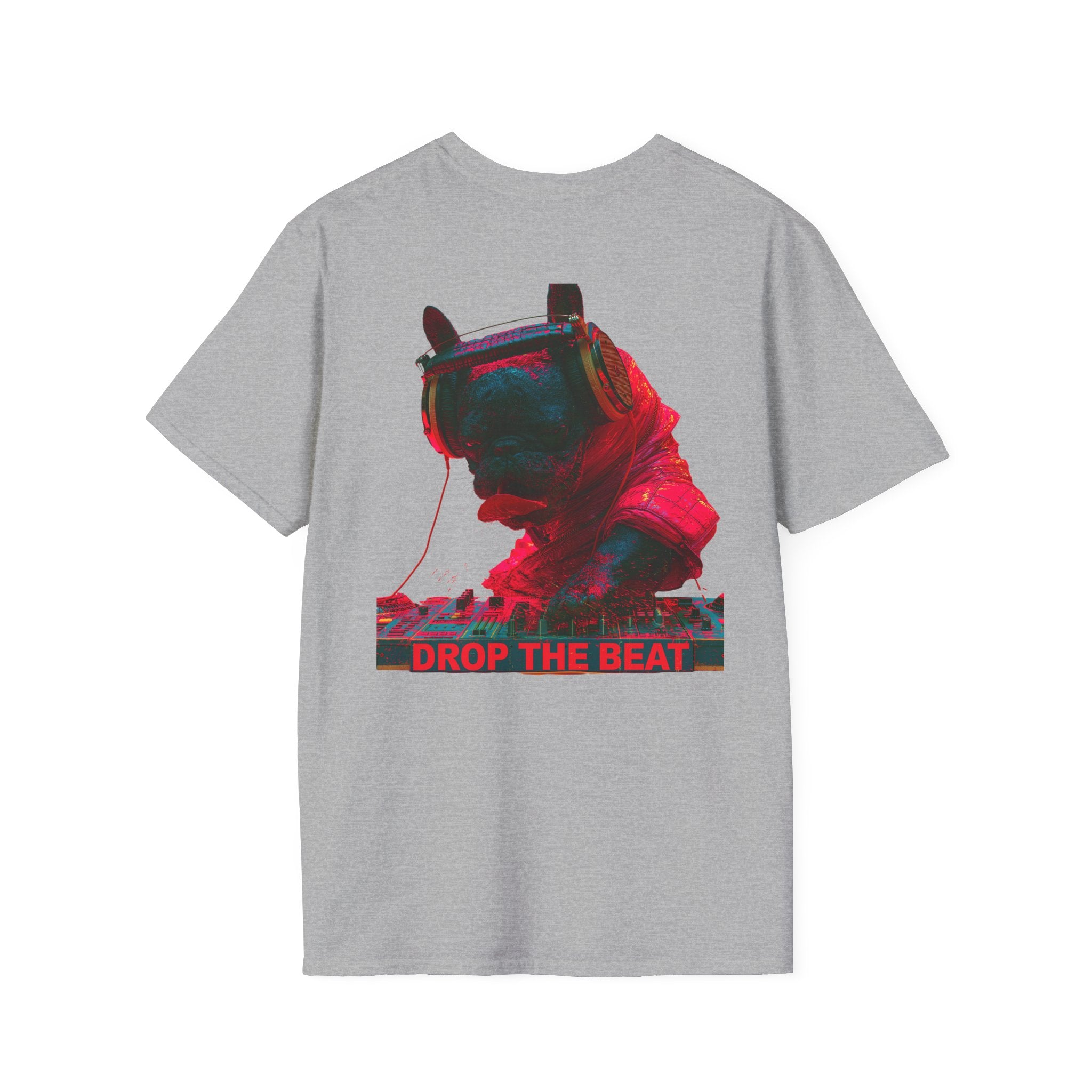 Frenchie Beats T-Shirt – DJ French Bulldog Music Festival Graphic Tee