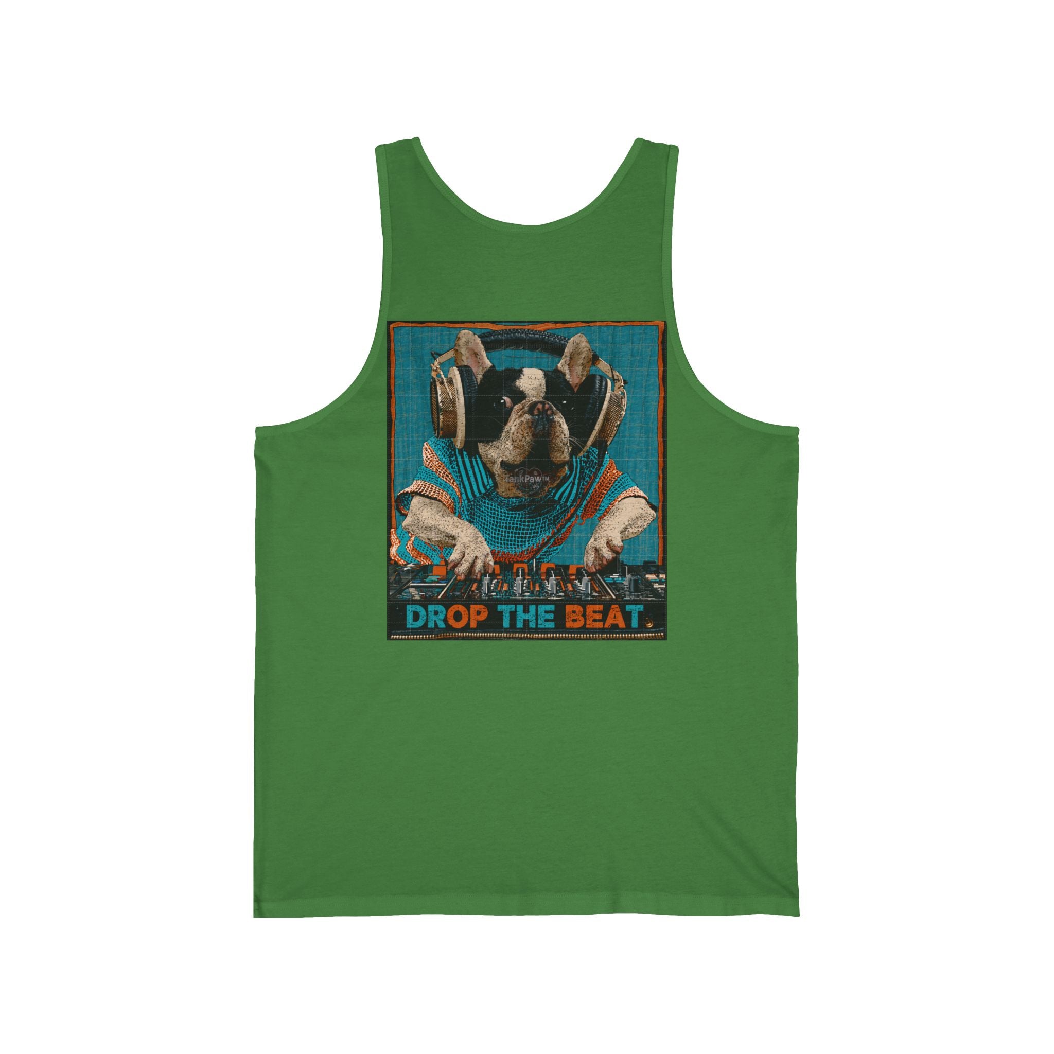 DJ Monkey 'Drop the Beat' Tank Top – Retro Music Festival Graphic