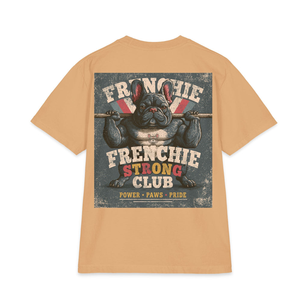 Frenchie Gains T-Shirt – Funny Muscle Dog Workout Shirt
