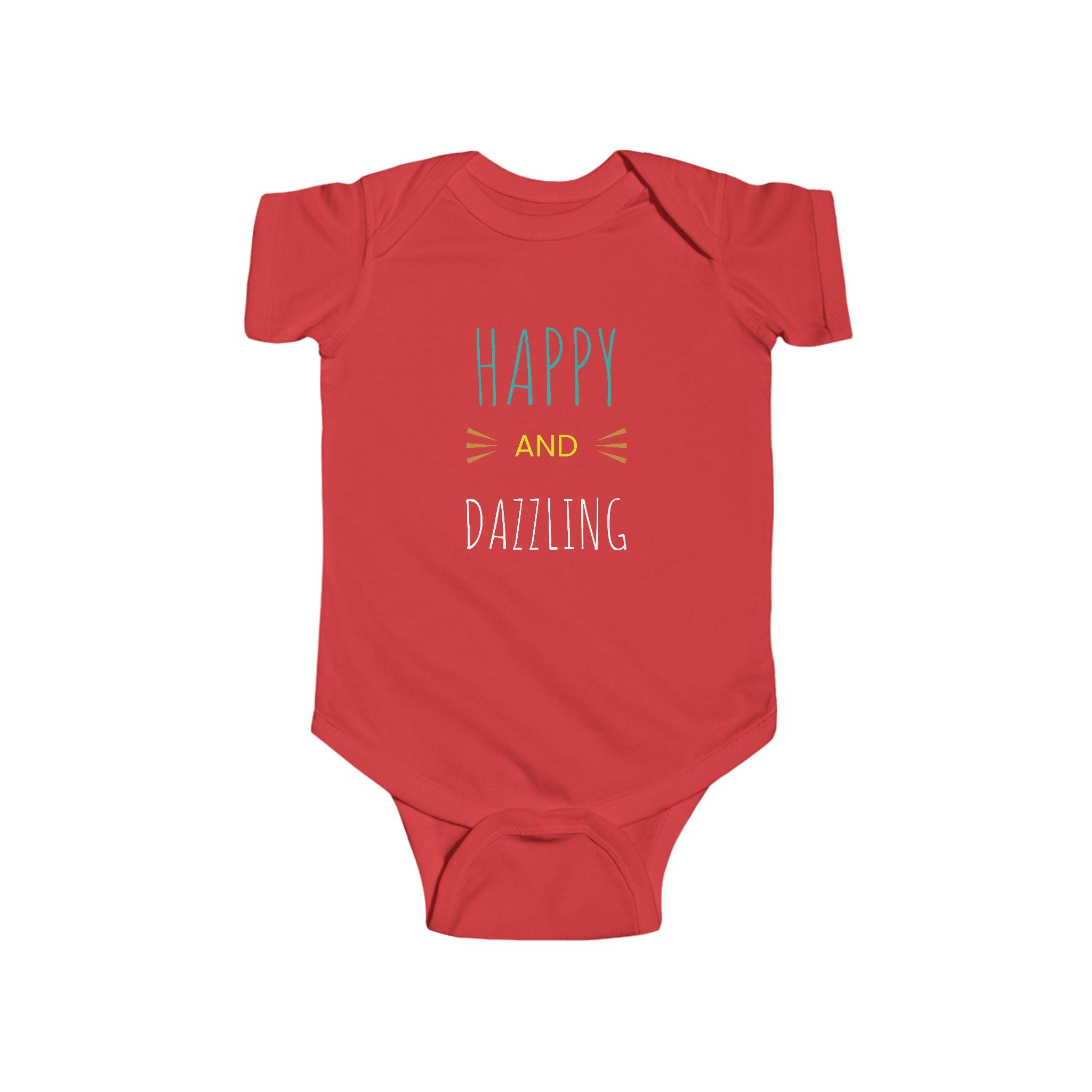 Infant Bodysuit – "Happy and Daring" Cute French Bulldog Baby Onesie